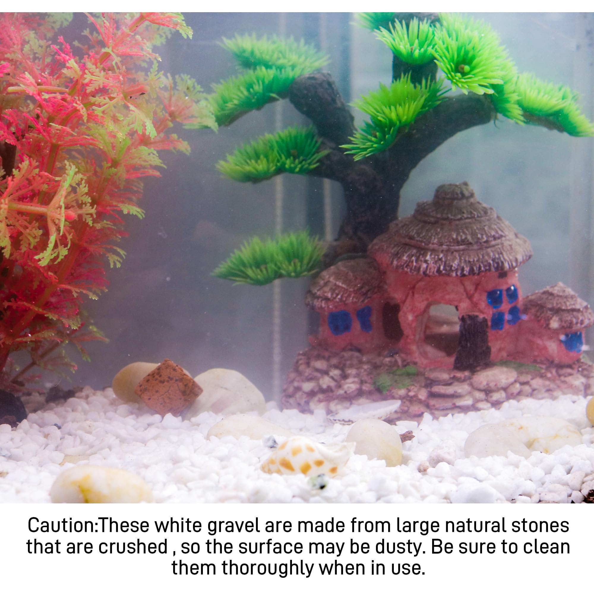 45Lb 1/4In White Gravel For Succulent,Cactus Bonsai,Diy Terrarium, Fairy Gardening, Top Dressing,Aquarium