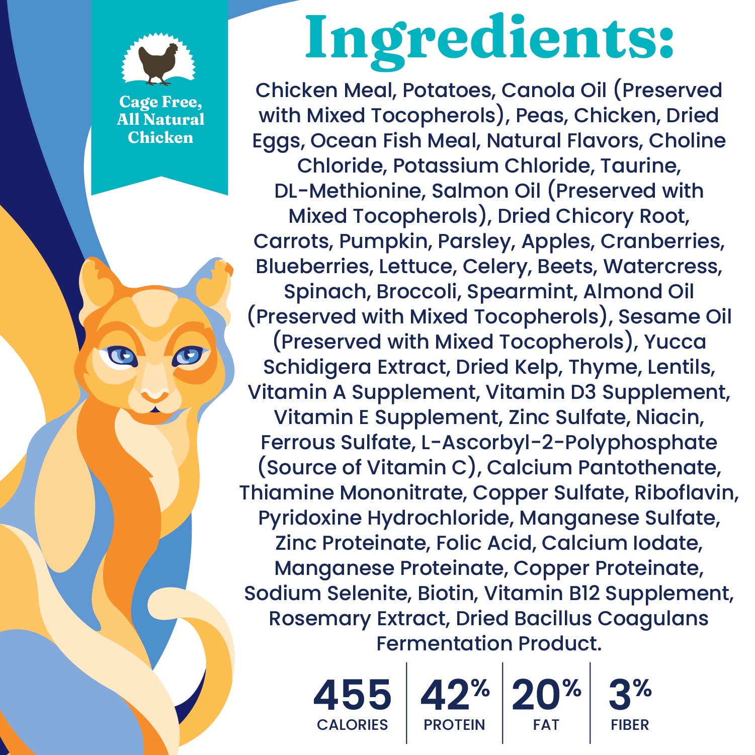 Solid Gold High Protein Dry Cat Food - Indigo Moon Cat Dry Food with Digestive Probiotics for Cats - Grain & Gluten Free with Hi
