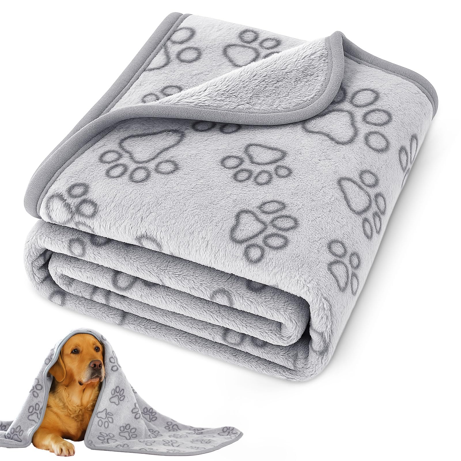 41 x 30 Dog Blankets for Medium Dogs, Cat, Premium Soft Dog Blankets for Small Dog Washable, Puppy Blanket Dogs Essentials for P