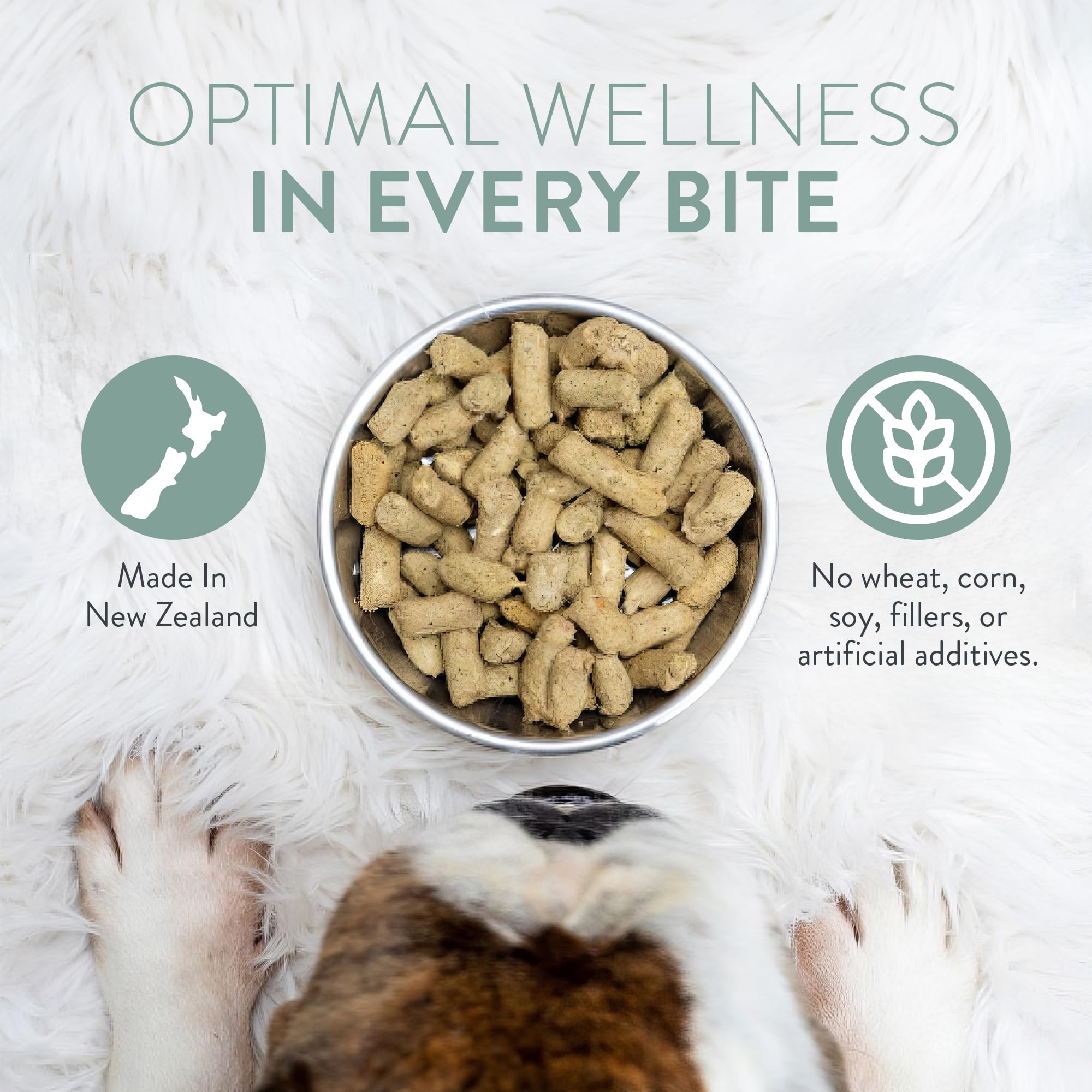 The New Zealand Natural Pet Food Co. WOOF Freeze Dried Dog Food - Chicken Recipe, High Protein Dog Treats & Snacks, Dog Food Top