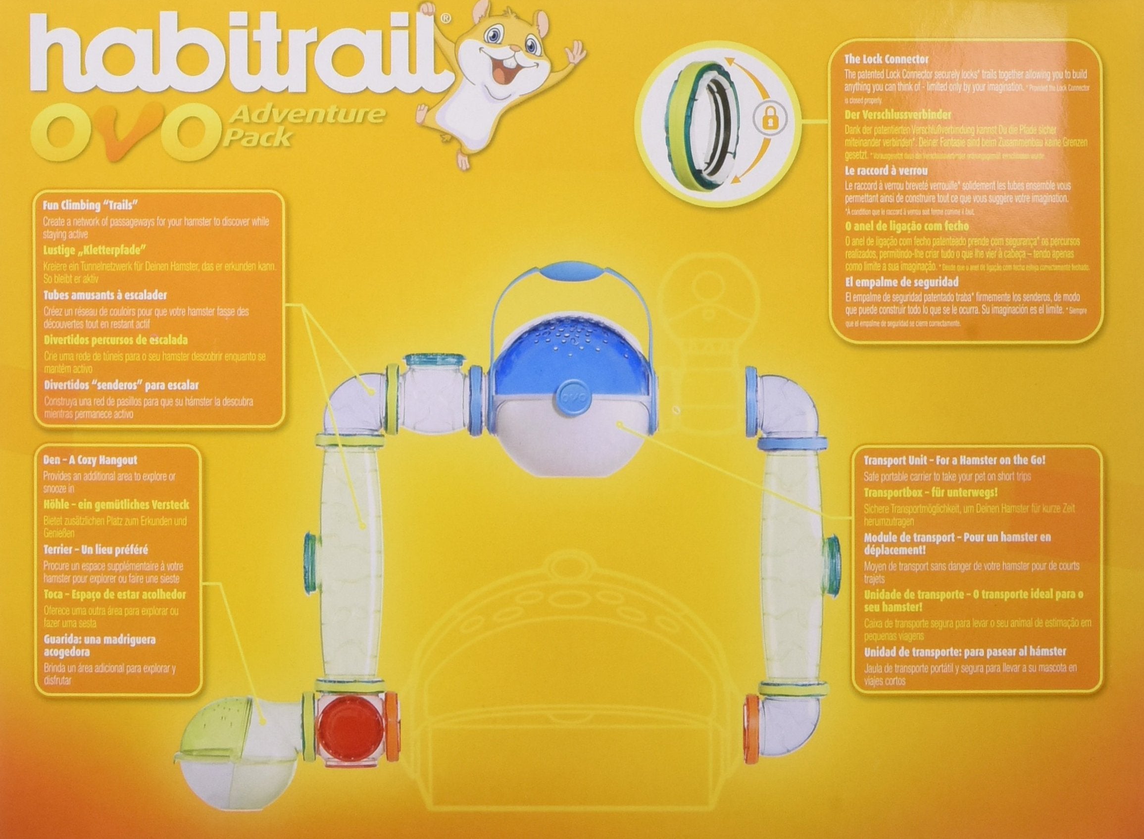 Habitrail Ovo Adventure Pack, Hamster Cage & Accessories, Small Animal Habitat