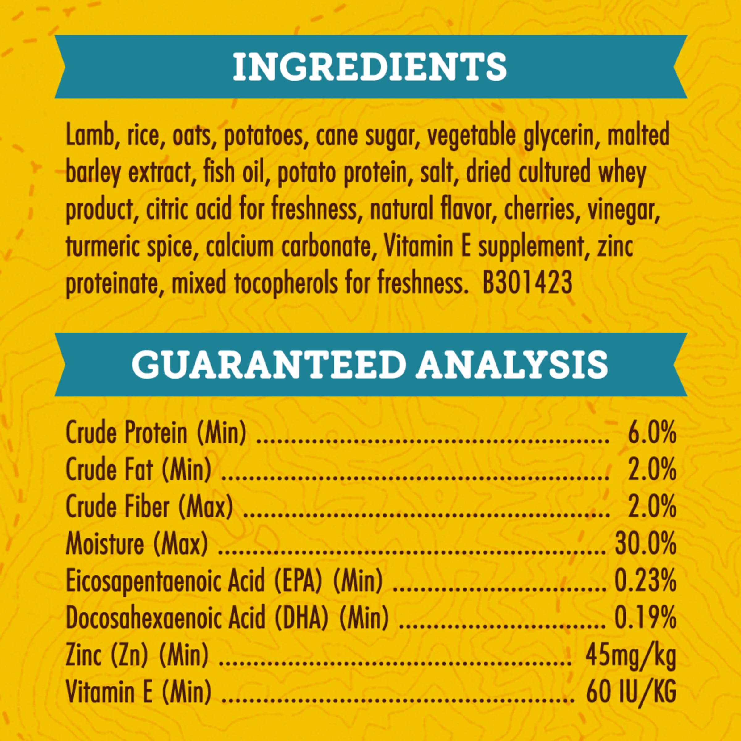 Zukes Puppy Naturals Puppy Training Treats for Dogs, Pet Treats made with Real Lamb, 5 oz. Resealable Pouch - 5 oz. Bag