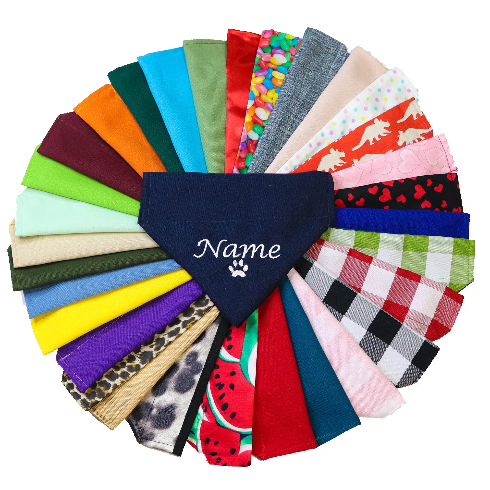 Dog Bandana Over The Collar Bandanas For Medium Size Dogs Puppy Large Girl Cat Small Personalized Big Brother Boy Collars Pink F