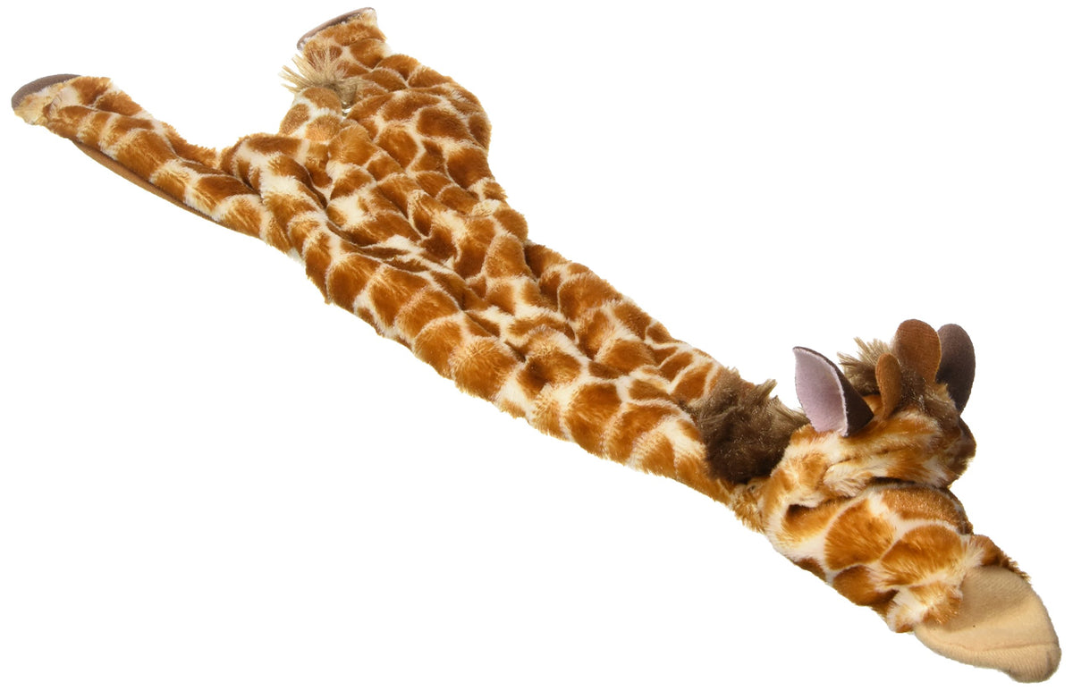 Spot Skinneeez Stuffless Dog Toy With Squeaker | Plush Tug Of War Giraffe Squeak Toy For Small And Large Dog Breeds | Interactive Dog Toy | Large