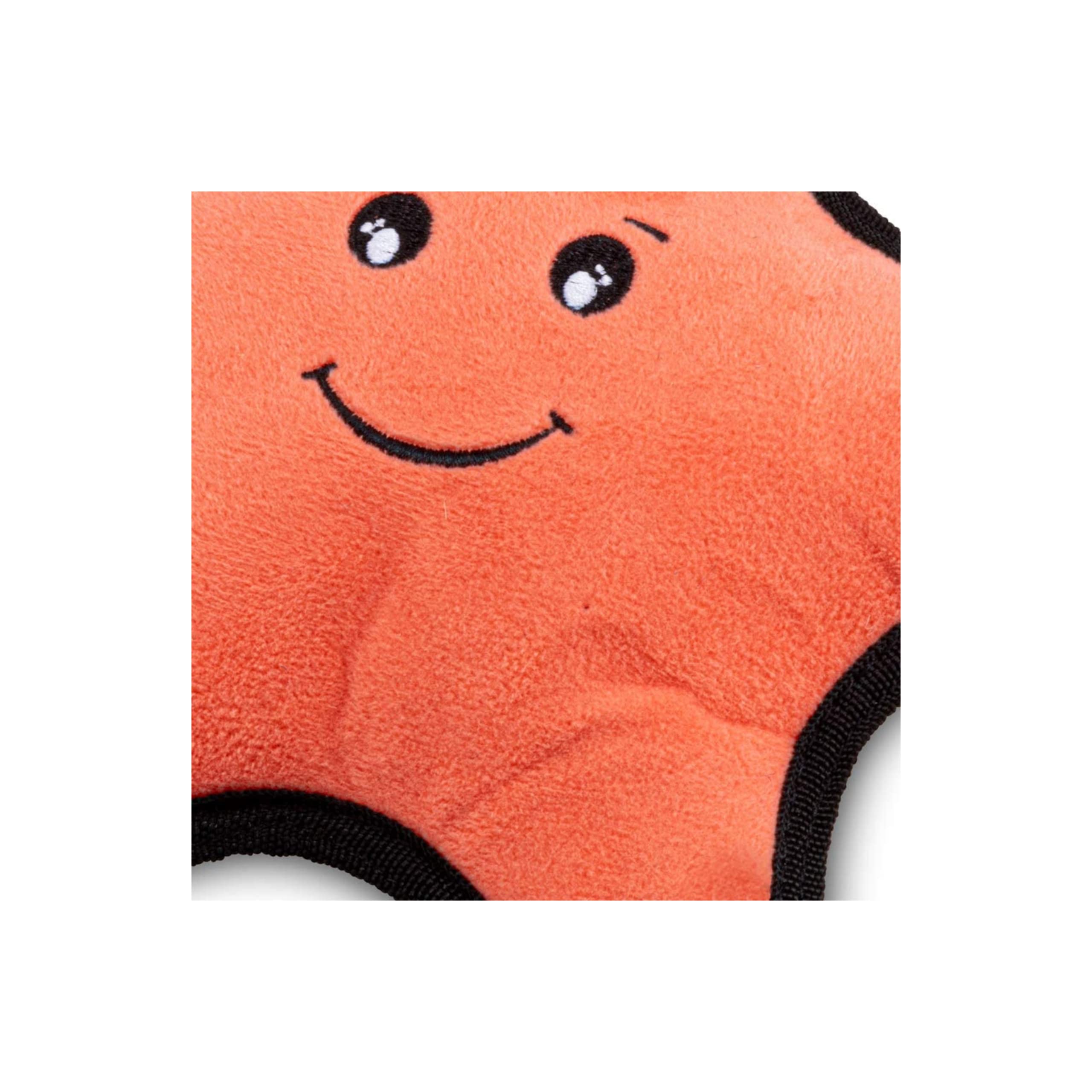 Beco Starfish Friend Soft Squeaker Dog Toy Made with Recycled Materials, Double Stitched & Layered, Medium for All Dog & Puppy S