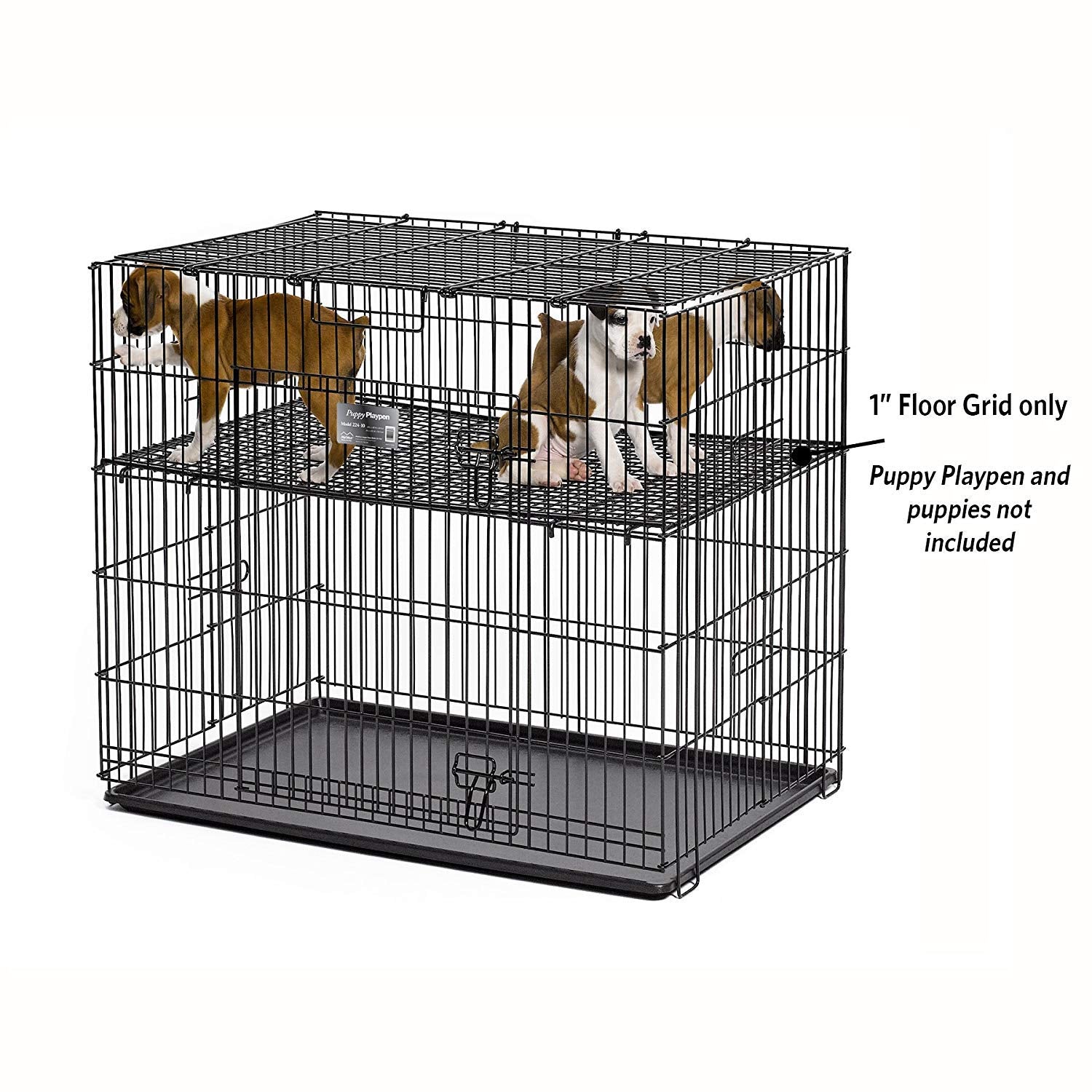 MidWest Homes for Pets Floor Grid for Puppy Playpen, Vinyl, 24 Inch, Model 224-10, 1 Inch Grid Only