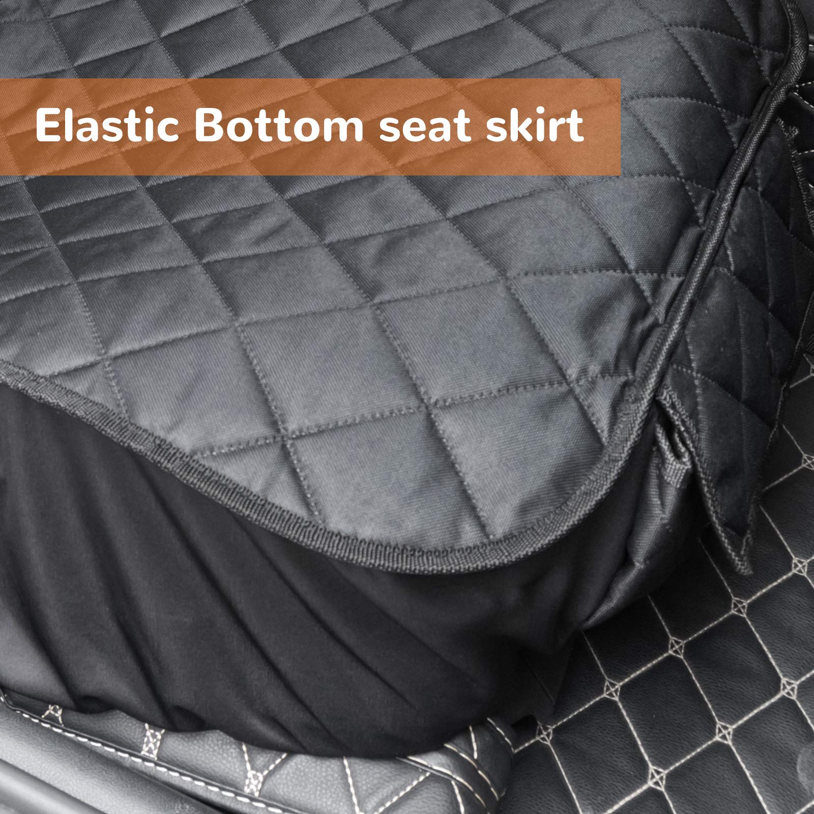 Urpower Dog Car Seat Cover For Front Seat, 100% Waterproof Dog Seat Covers With Pocket Cars Seat Protector For Dog, Nonslip & Qu