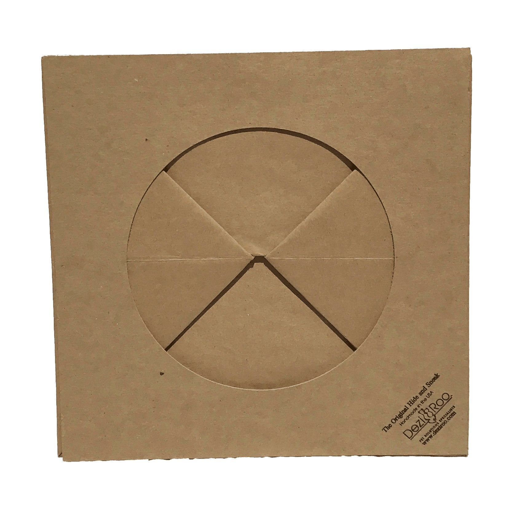 Dezi & Roo Hide And Sneak Collapsible Paper Cat Tunnel - Made In Usa - Designed By A Feline Vet - Interactive Cat Toy - Cat Enri