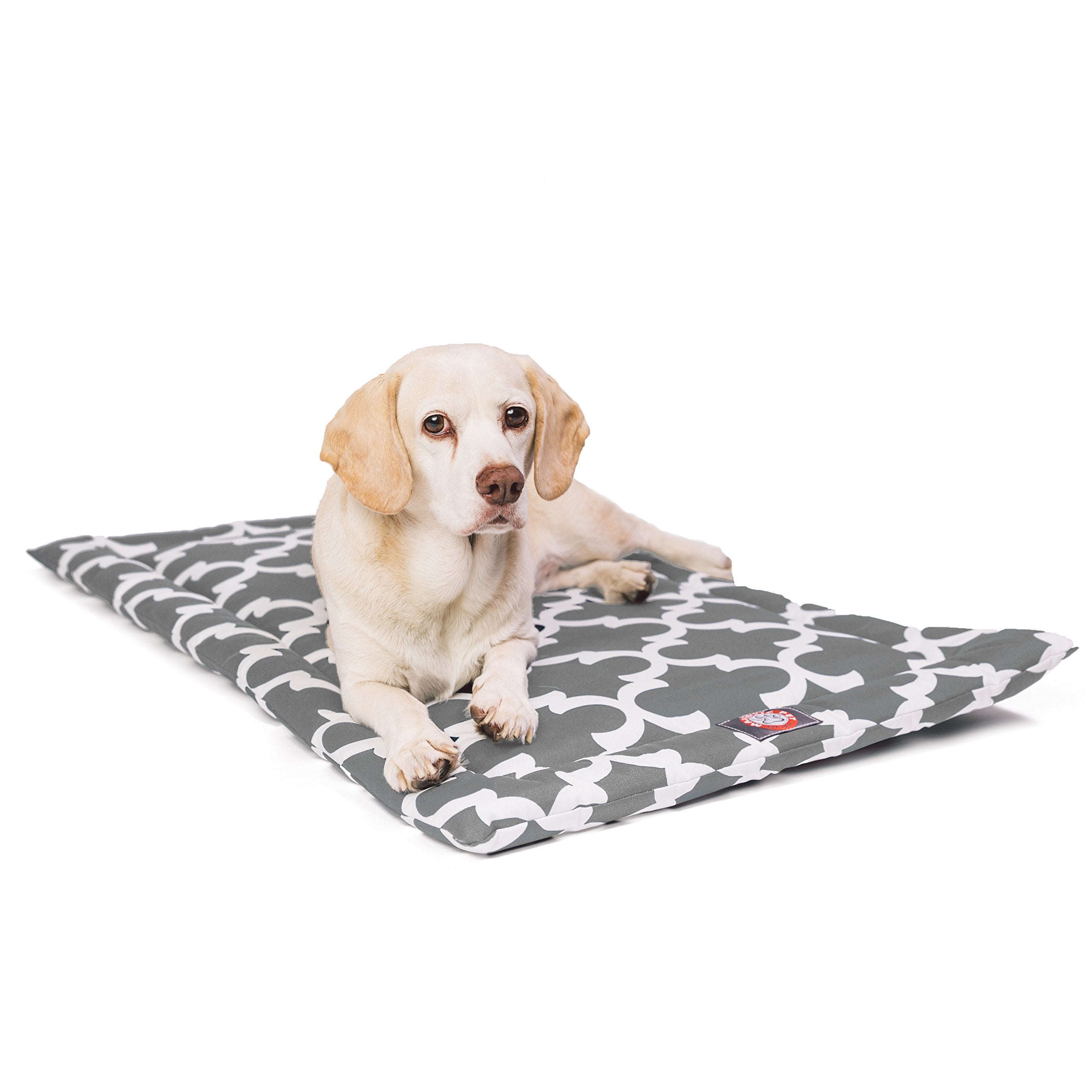 24' Trellis Gray Crate Dog Bed Mat By Majestic Pet Products