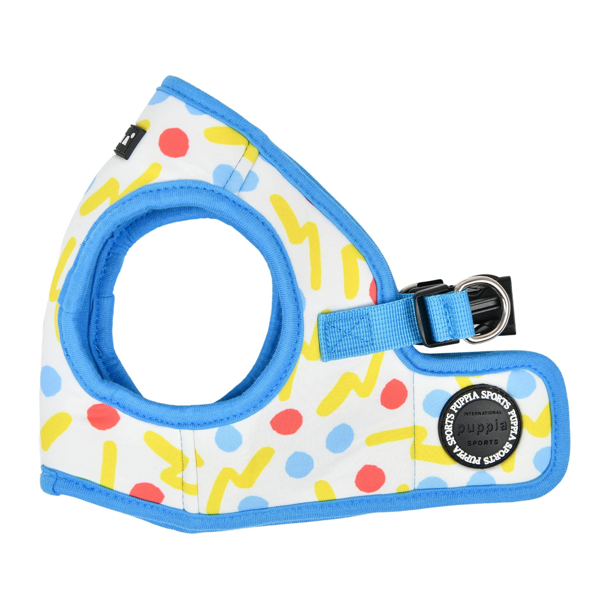 Puppia Fete Step-In Vest Dog Harness No Choke No Pull Walking Training For Small And Medium Dog - Blue - M