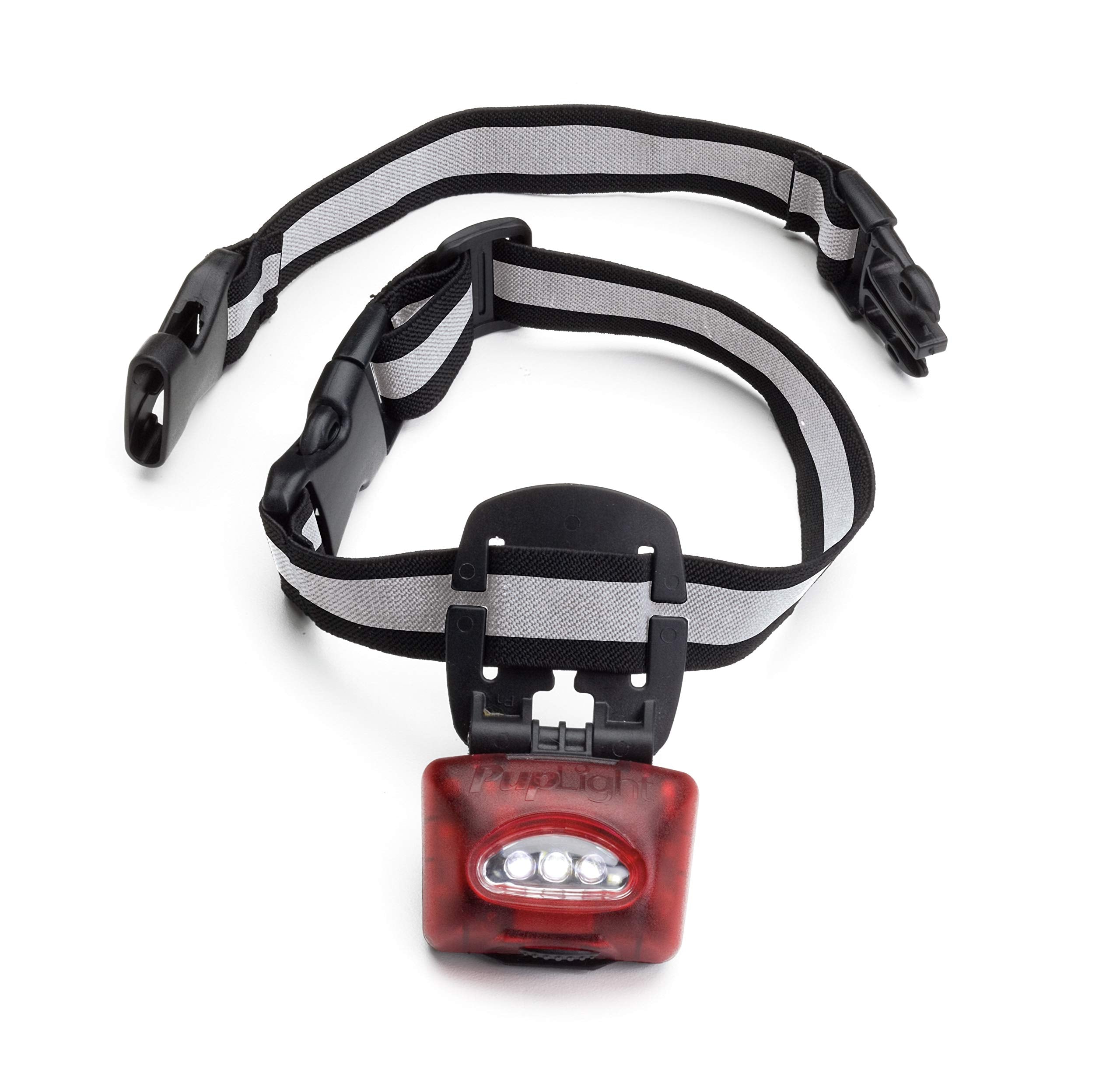 Puplight2 Twice As Bright With Reflective Dog Safety Collar, Black