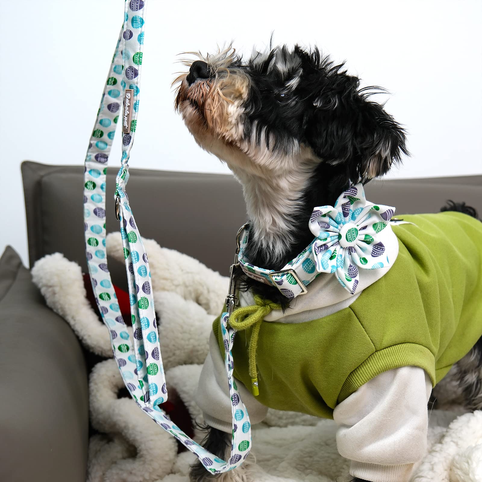 Babole Pet Easter Gift Dog Leash,Durable Handmade Dog Leashes With Soft Handle, Manual Dog Leashes Matching Dog Collars For Small Medium Large Dogs,Xs,Lenth 120Cm