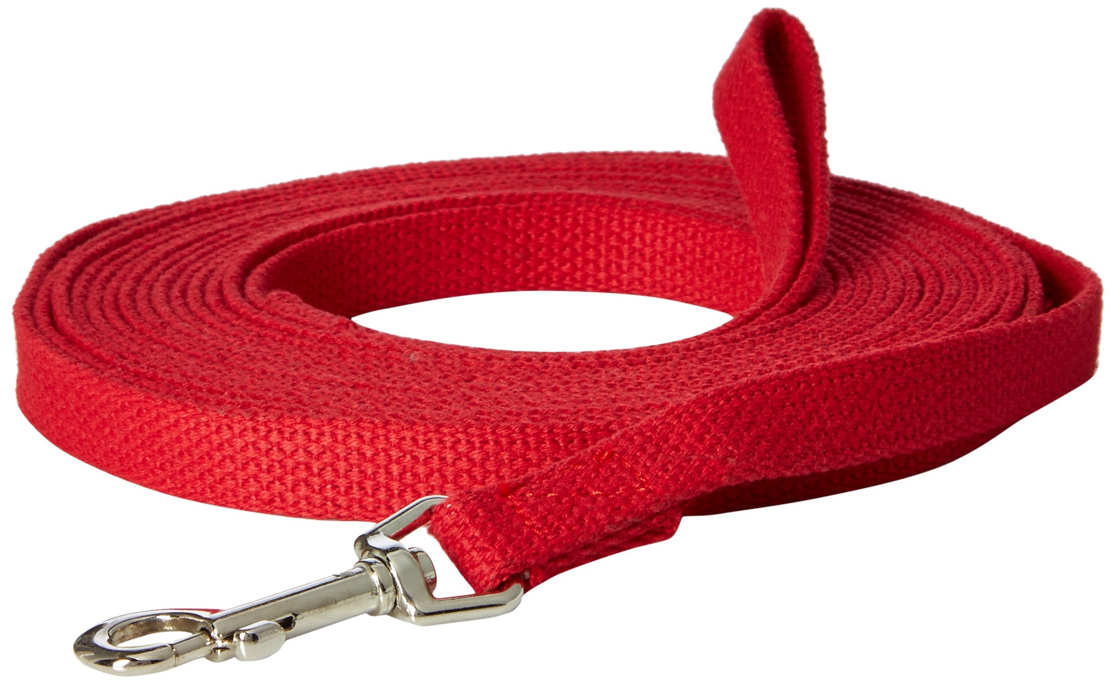 Omnipet Cotton Dog Training Lead For Dogs, 20', Red
