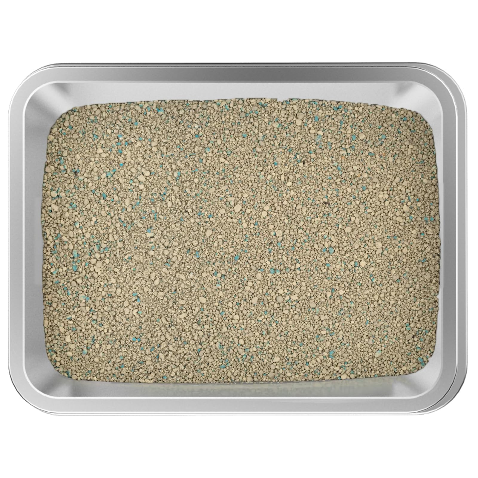 Lawei 2Pcs Stainless Steel Cat Litter Box, Medium Metal Litter Pan For Kitty/Kitten/Cat/Rabbits, Non Stick Litter Boxes, Rust Pr