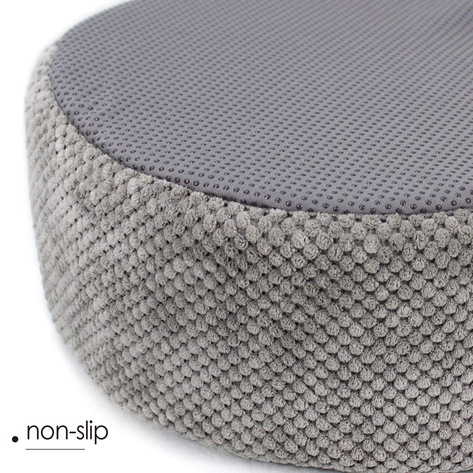 Winsterch Washable Warming Cat Bed House,Round Soft Cat Beds,Calming Pet Sofa Kitten Bed, Small Cat Pet Covered Cat Cave Beds (Gray)