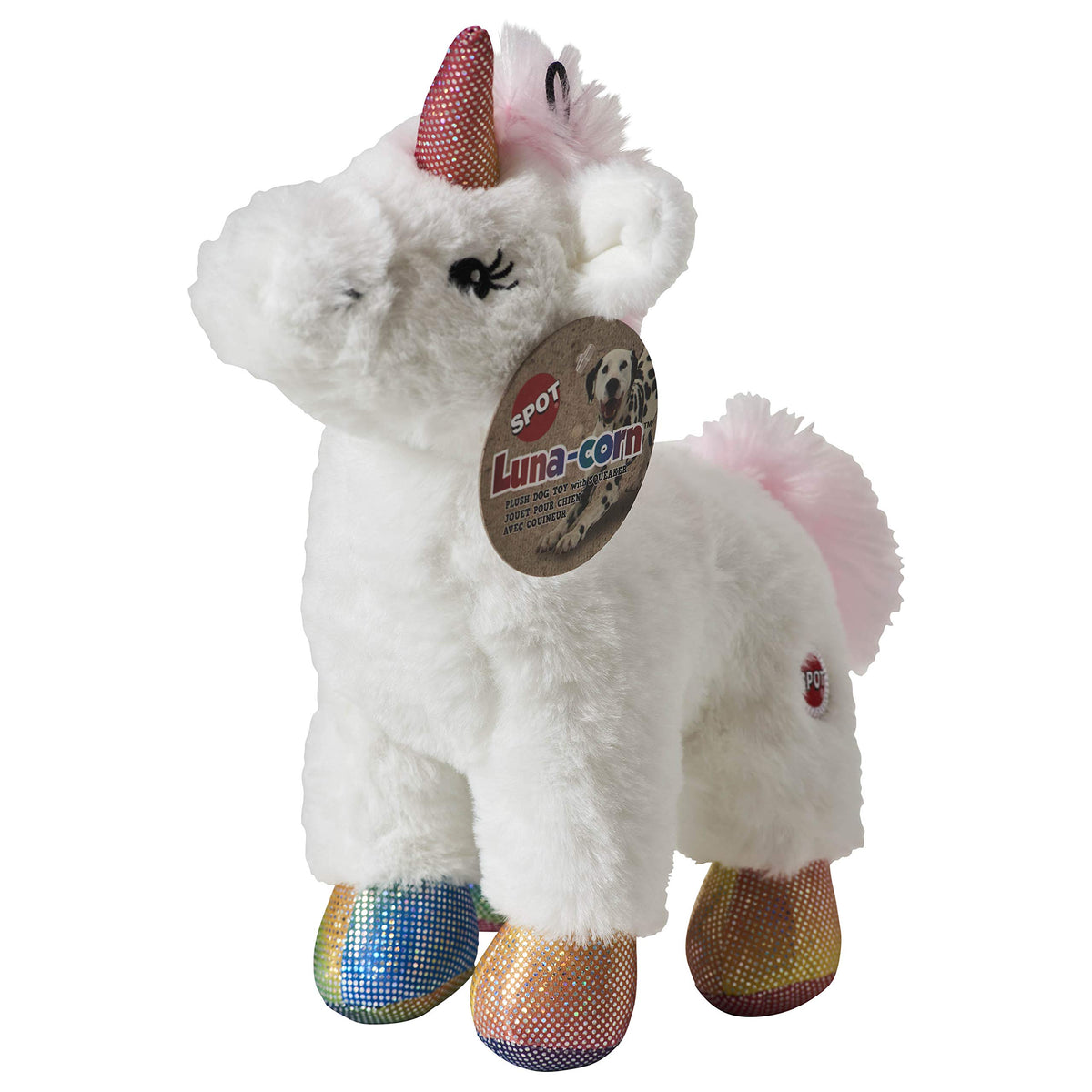 Spot Ethical Pet Products 68054608: Toy Luna-Corn Plush 10In