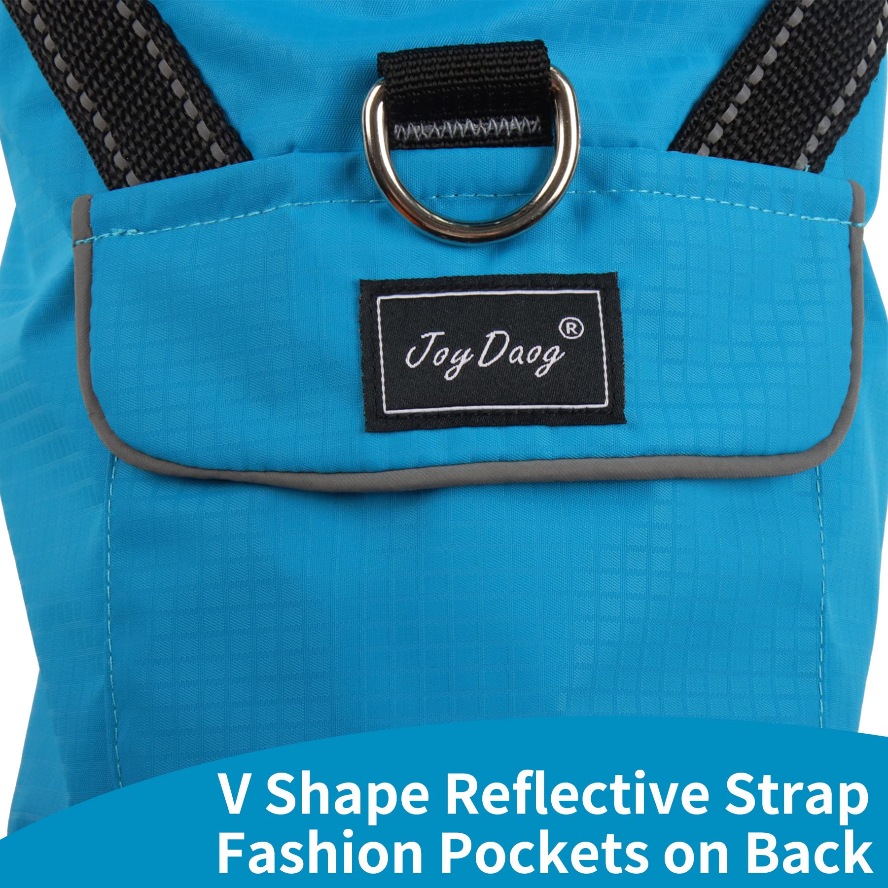 Joydaog Premium Dog Raincoat With Hood For Medium Dogs,Outdoor Sports Waterproof Dog Rain Jacket,Puppy Raincoat With Pockets,Yel