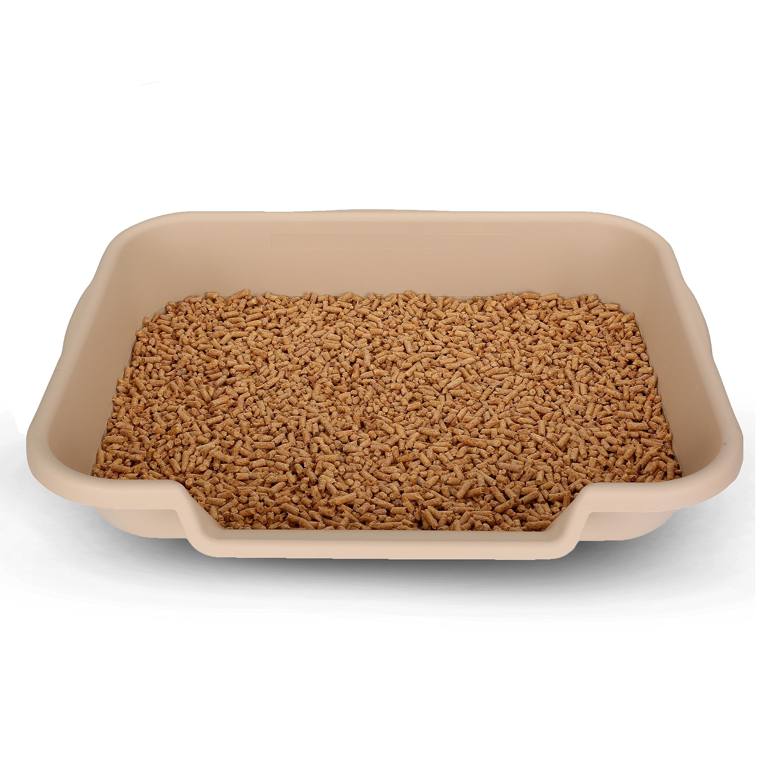 Kittygohere Senior Cat Litter Box 1 Pack, Large Beach Sand Low Entrance Kitty Litter Box, Sized For Cats Comfort, Perfect For Senior And Arthritic Cats, Made In Usa