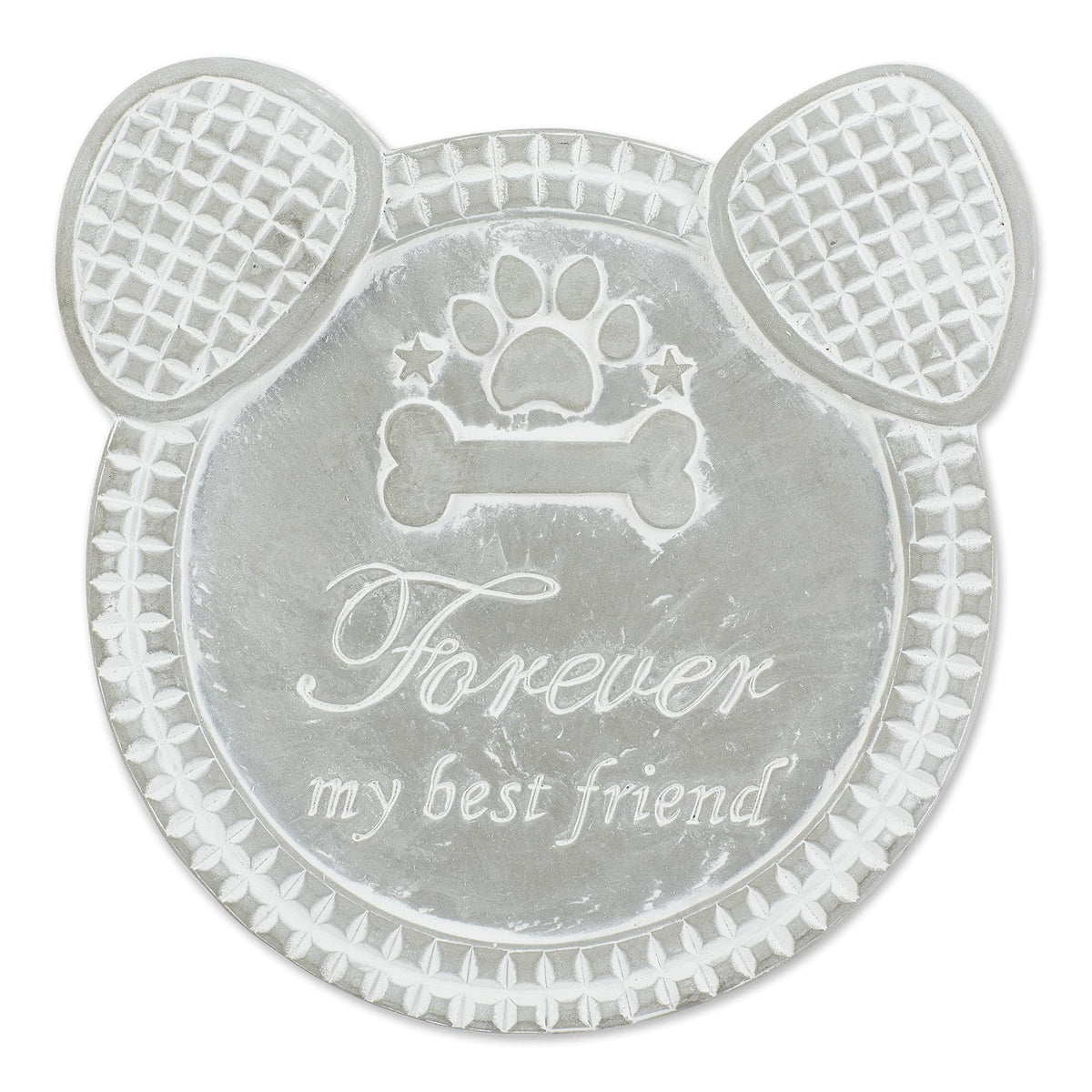 DII Pet Remembrance Cement Stepping Stone Collection, You are Always in Our Hearts, 9.75 Round, 1 Piece