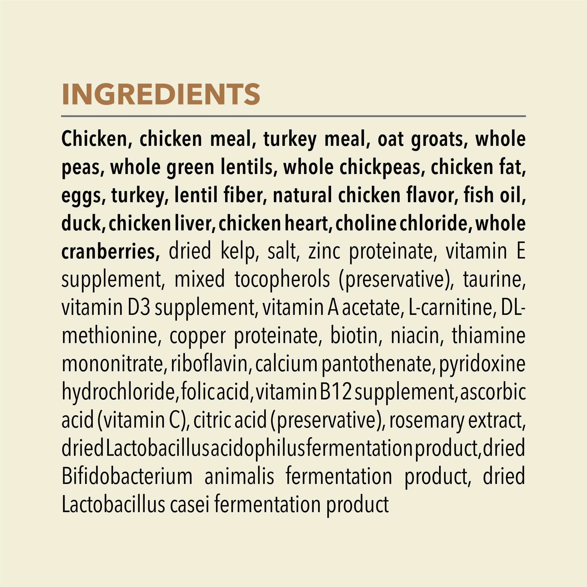 ACANA Senior Entree Dry Cat Food for Senior Cats (7+ Years), Free Run Chicken and Turkey Recipe, 10lb