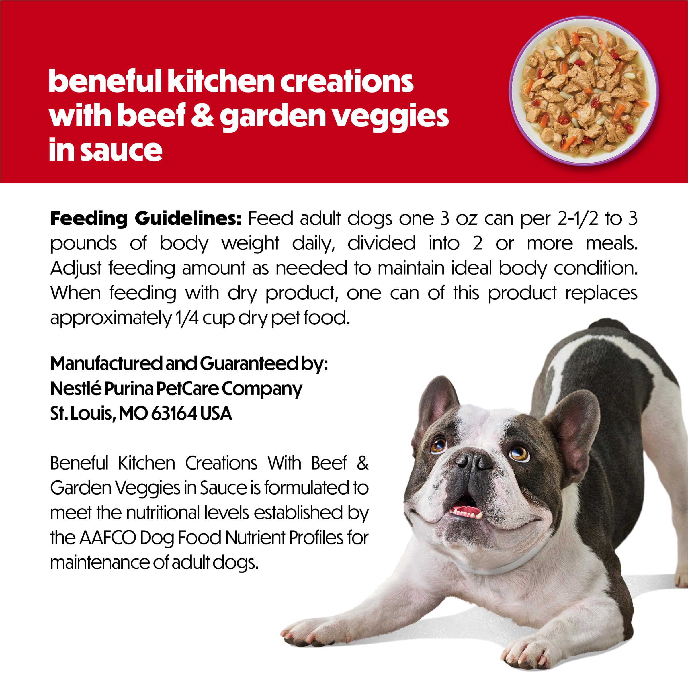 Beneful Purina Wet Dog Food Medleys Tuscan Style with Real Beef, Carrots, Tomatoes and Rice in Sauce - (Pack of 12) 3 oz. Cans