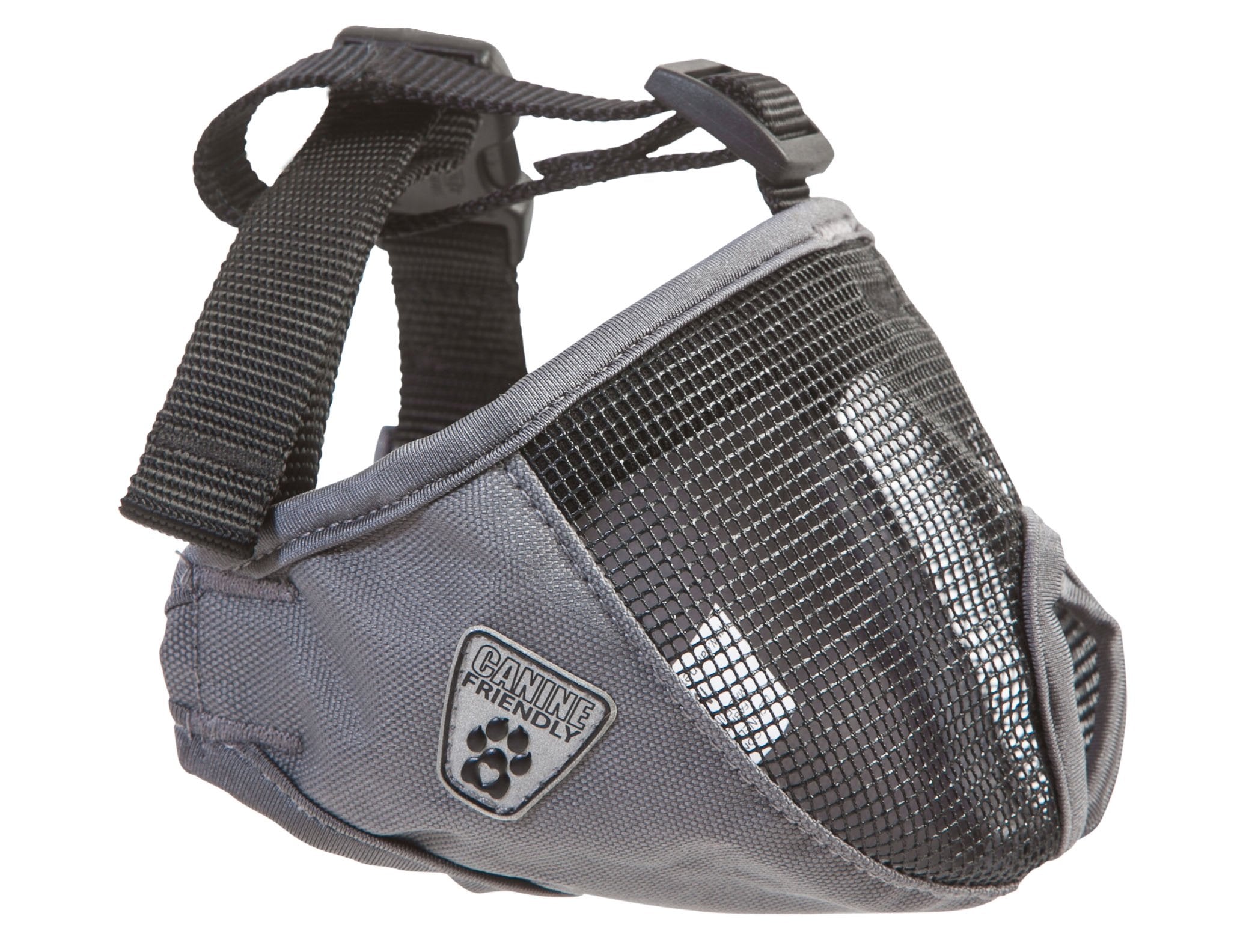 Canine Friendly Short Snout Dog Muzzle, Small, Charcoal