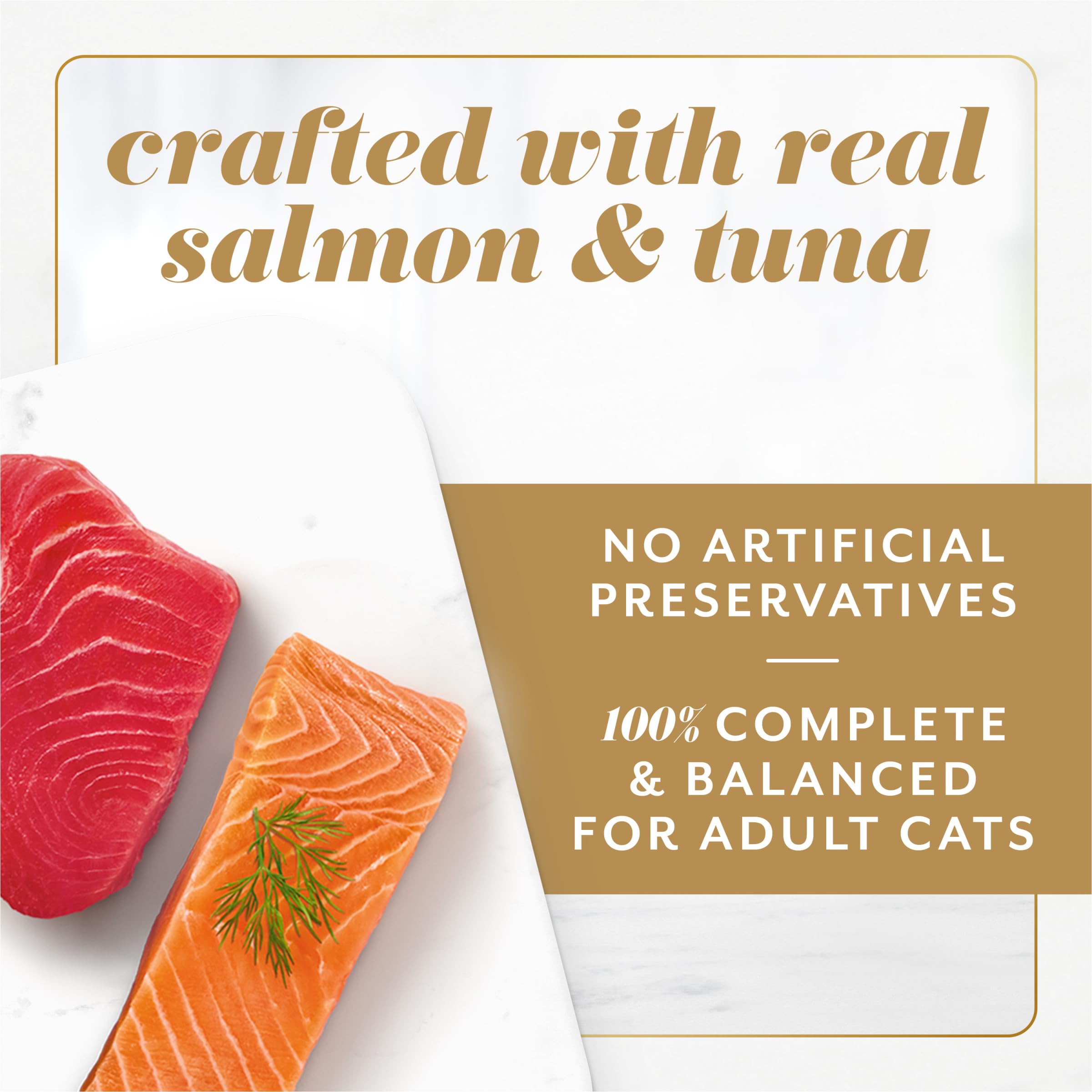 Fancy Feast Gems Pate Cat Food Mousse Salmon or Tuna and a Halo of Savory Gravy Wet Cat Food Variety Pack - (1) 8 ct. Boxes - 8