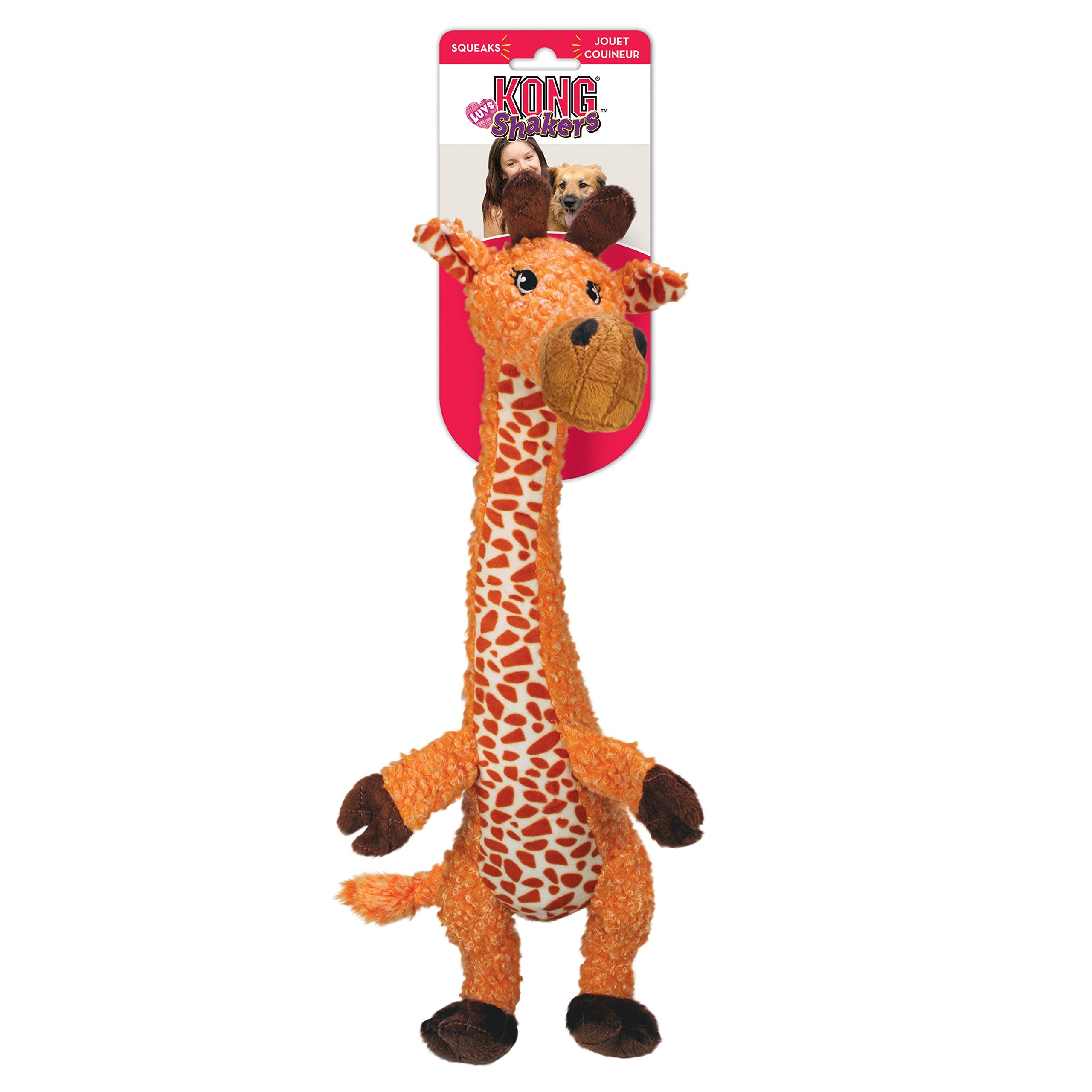 Kong Slv13 Shakers Luvs Giraffe Large Dog Toy Dog Toy