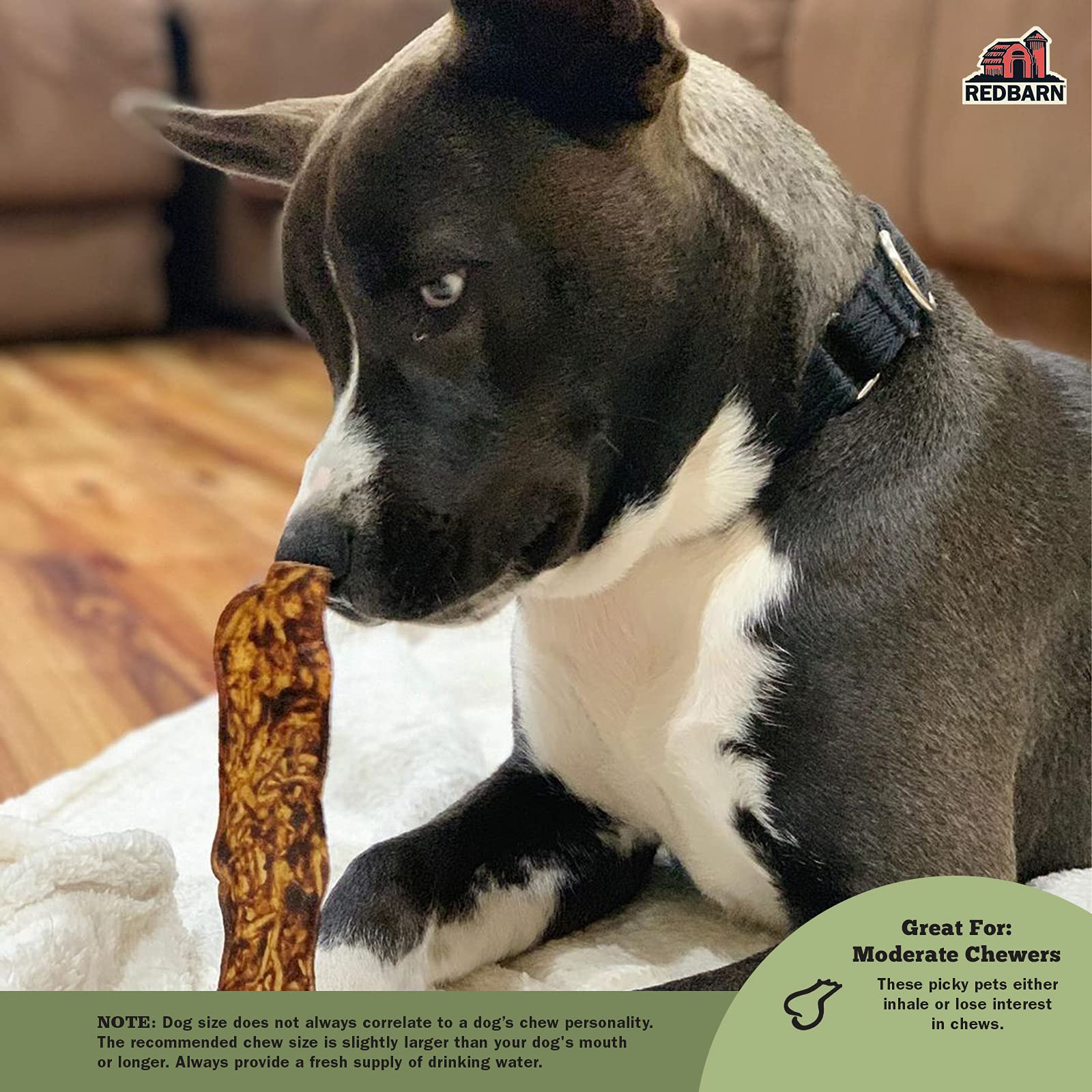 Redbarn Pet Products Bully Slices for Dogs - Natural Dental Treats - Original Bully Flavor 6 lbs.