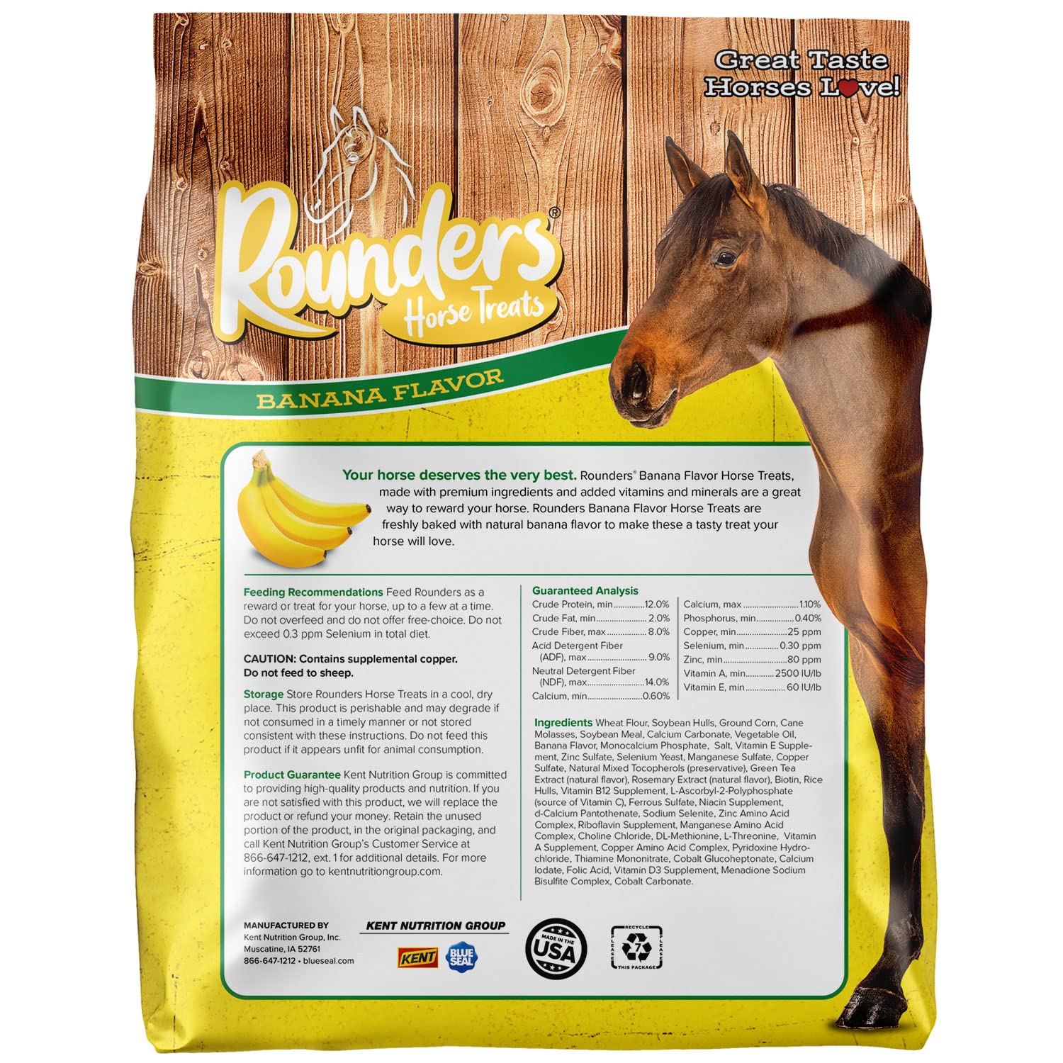 Banana Rounders Horse Treat 30 oz (850 g)