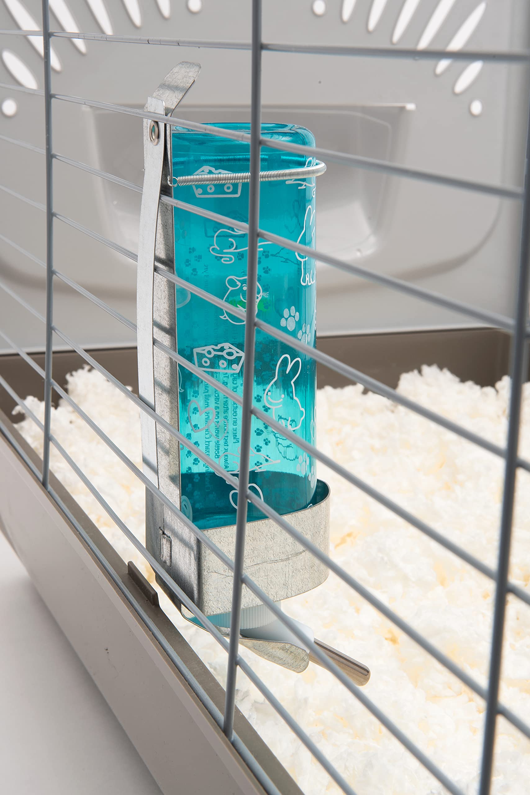 Lixit Wire And Aquarium Cage Water Bottle Chew Guard For Guinea Pigs, Rats, Rabbits, Ferrets Hamsters And Other Small Animals. (16Oz)