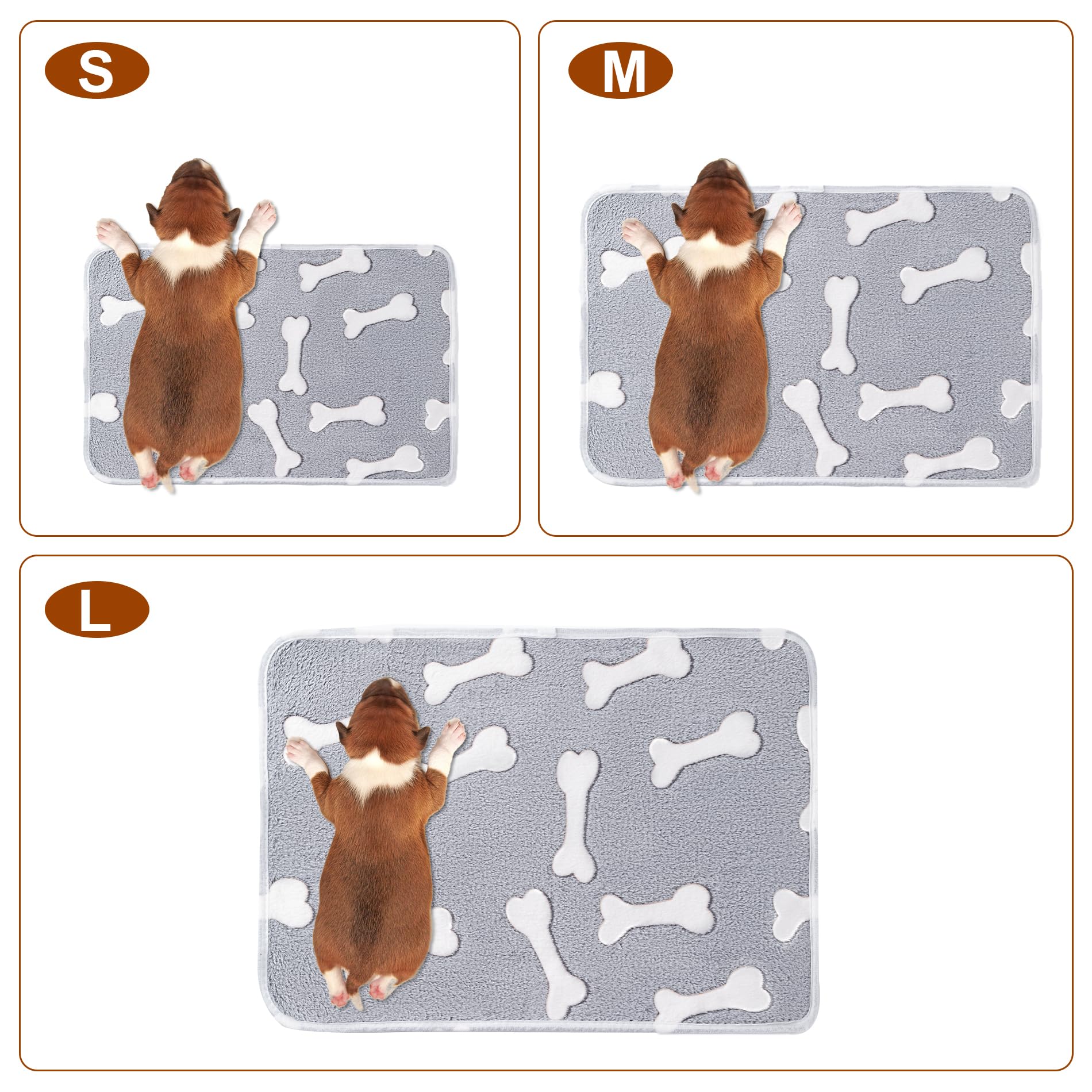 1 Pack 3 Blankets Super Soft Fluffy Premium Fleece Pet Blanket Flannel Paw Printed Throw For Dog Puppy Cat (Small 23X16'', Star,