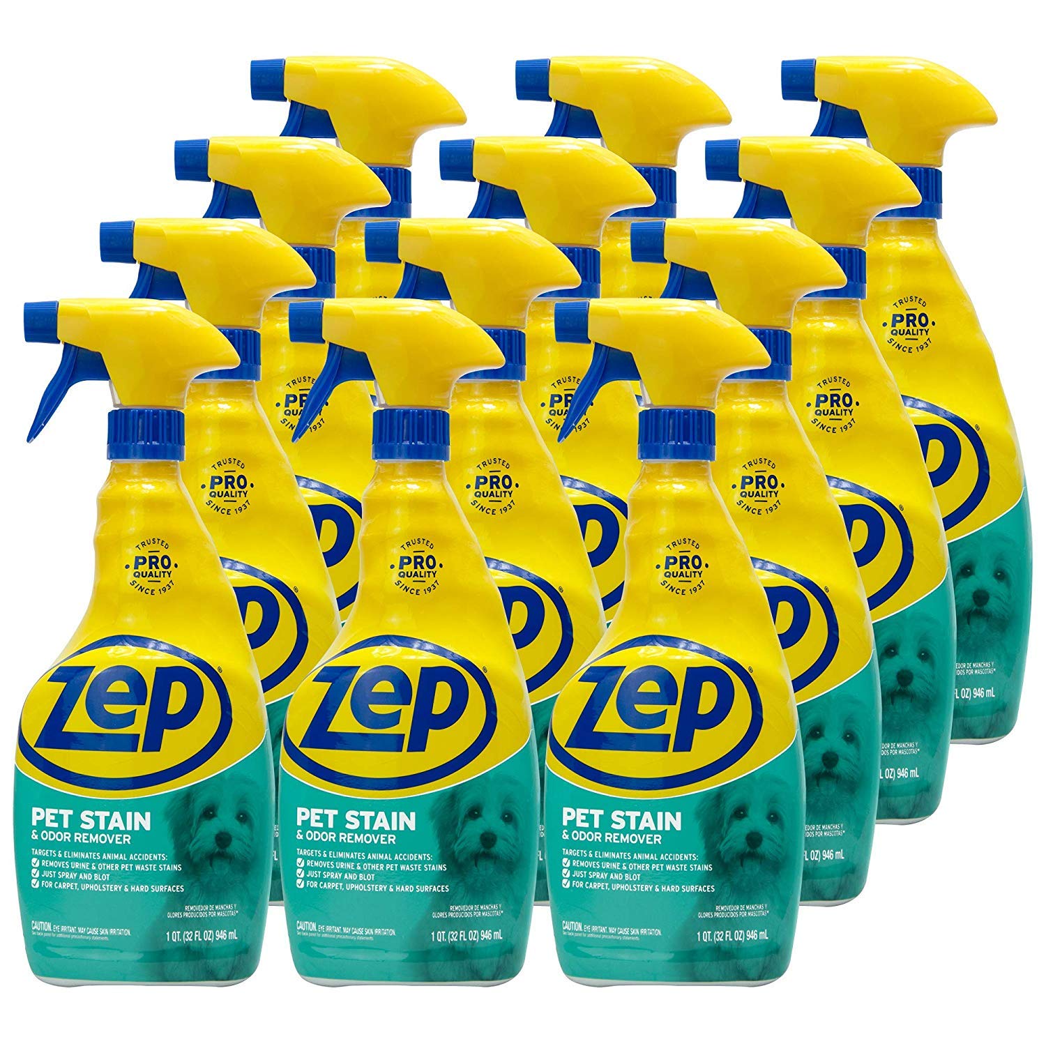 Zep Pet Stain And Odor Remover 32 Ounce Zupetodr32 (Case Of 12)