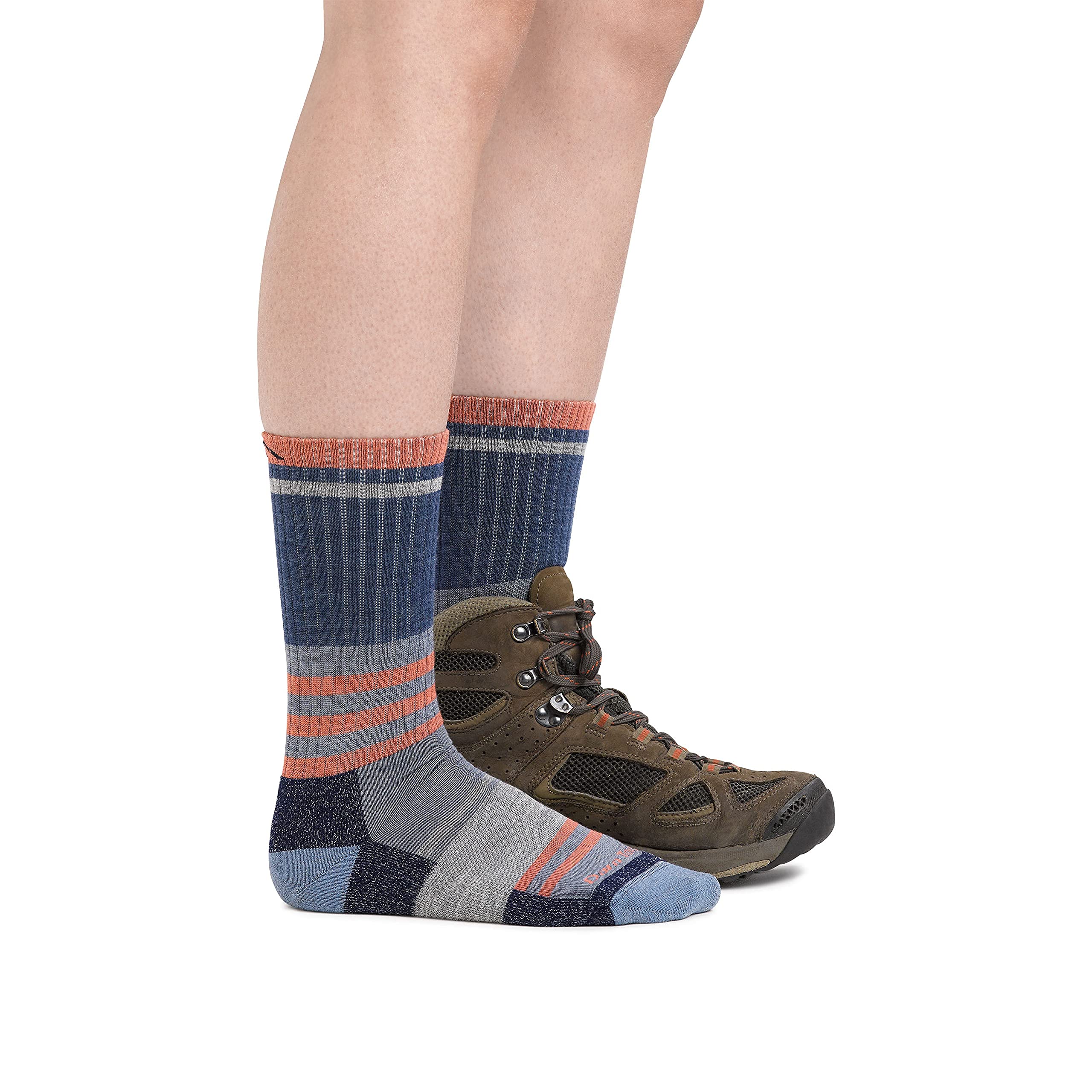 Darn Tough Women'S Her Spur Boot Lightweight Hiking Sock (Style 1969) - Sandstone, Small