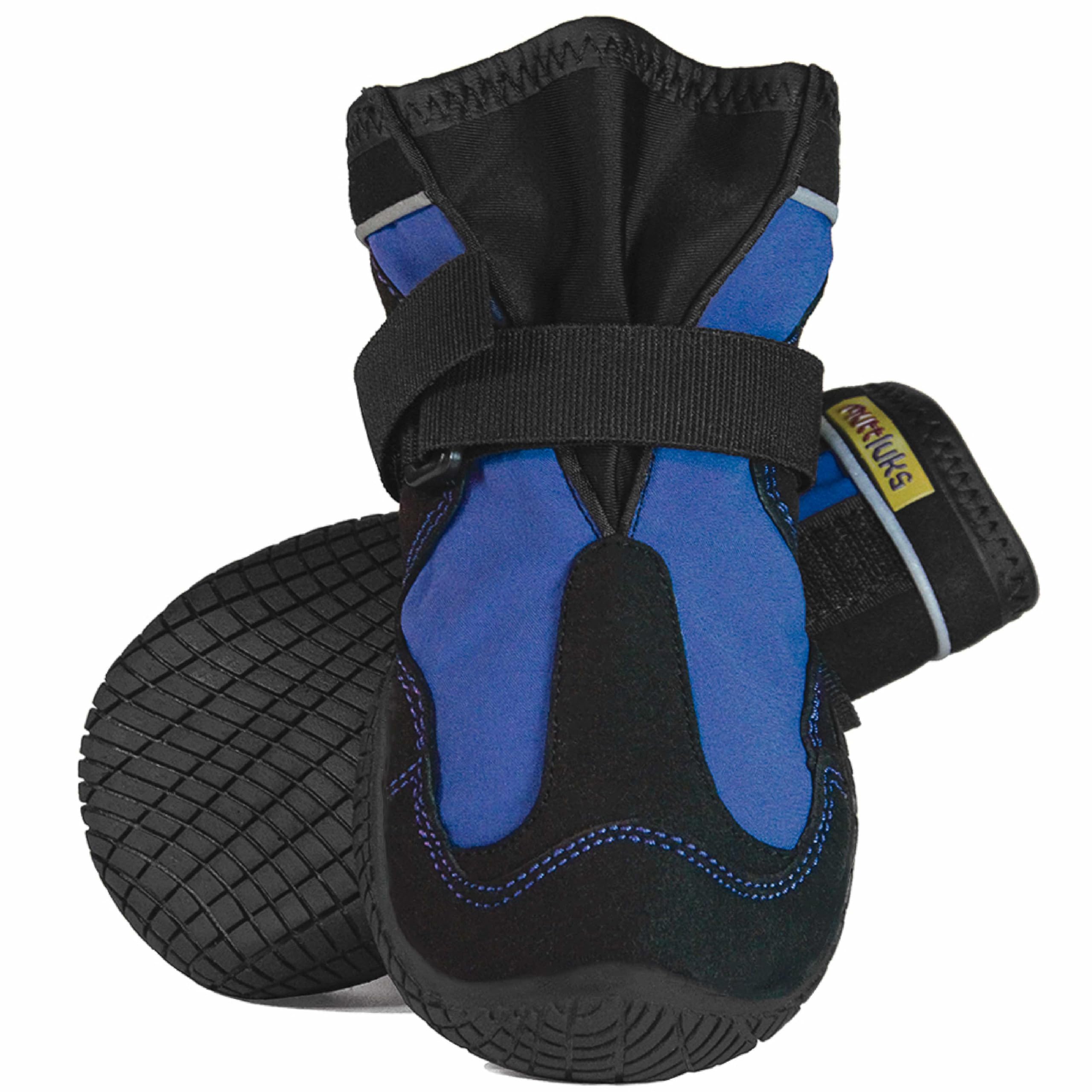 Muttluks, Snow Mushers Winter Dog Boots With Rubber Soles For Cold Weather - 2 Boots