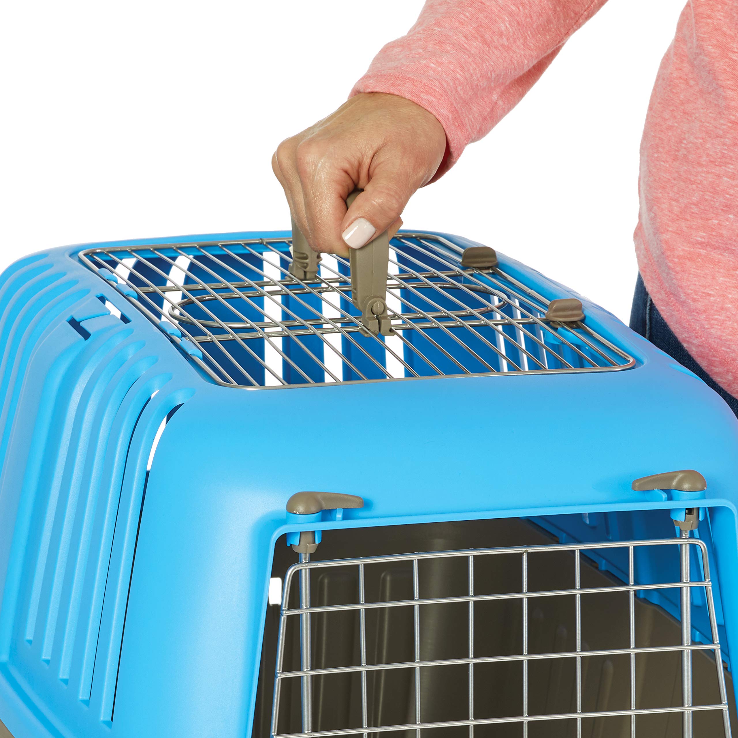 Midwest Homes For Pets Spree Travel Pet Carrier, Dog Carrier Features Easy Assembly And Not The Tedious Nut & Bolt Assembly Of C