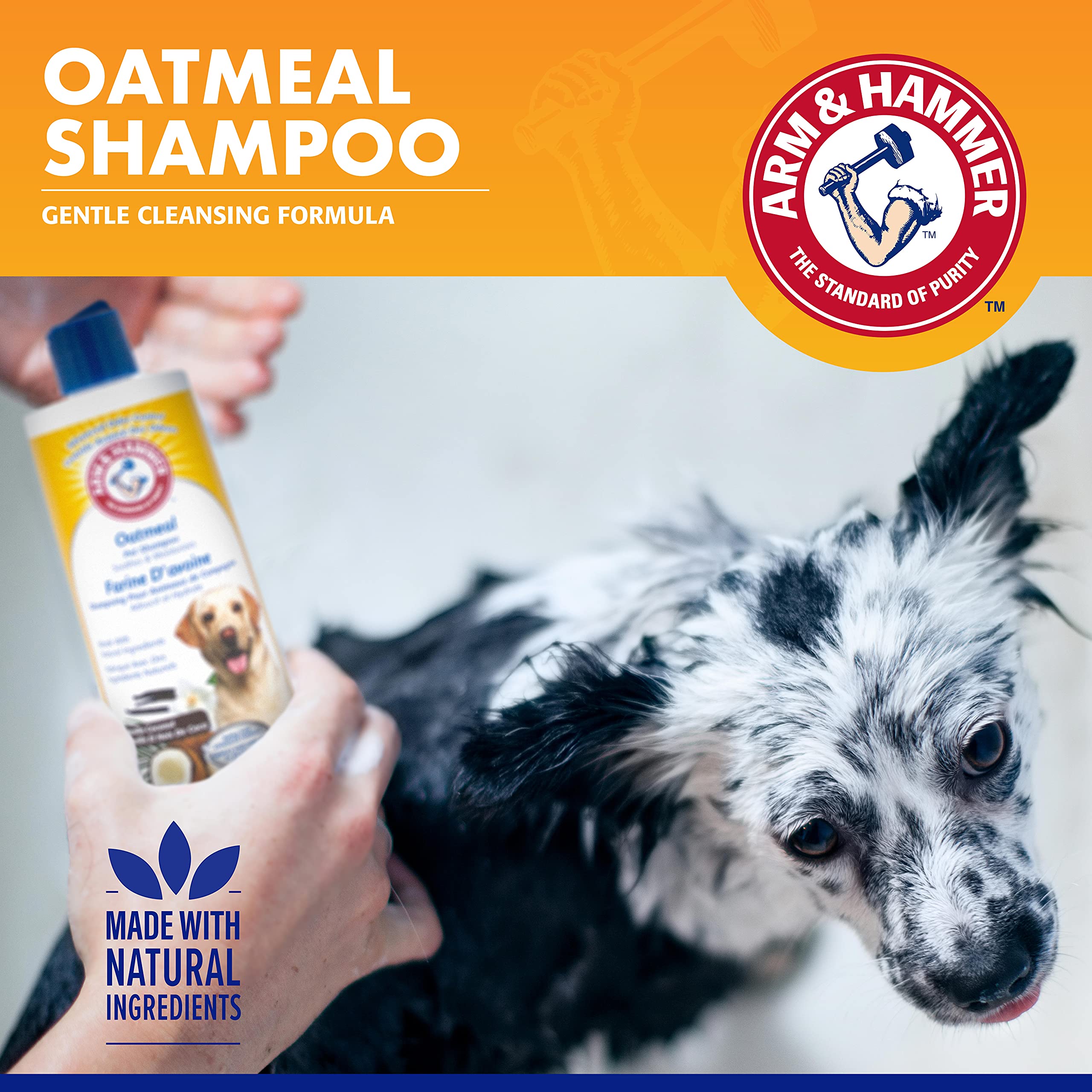 Arm & Hammer For Pets Oatmeal Shampoo For Dogs | Best Dog Shampoo For Dry, Itchy Skin | Soothing Oatmeal Dog Shampoos In Warm An