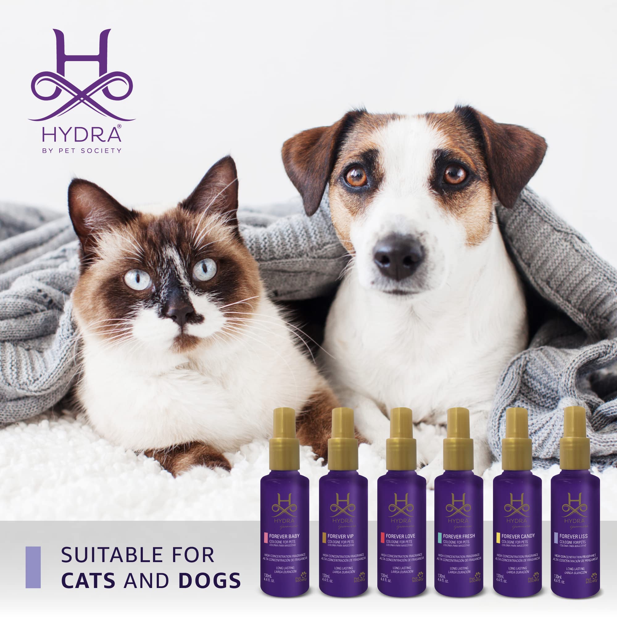 Hydra Forever Liss Cologne, Long-Lasting Cat And Dog Perfume, 4.4 Fl Oz