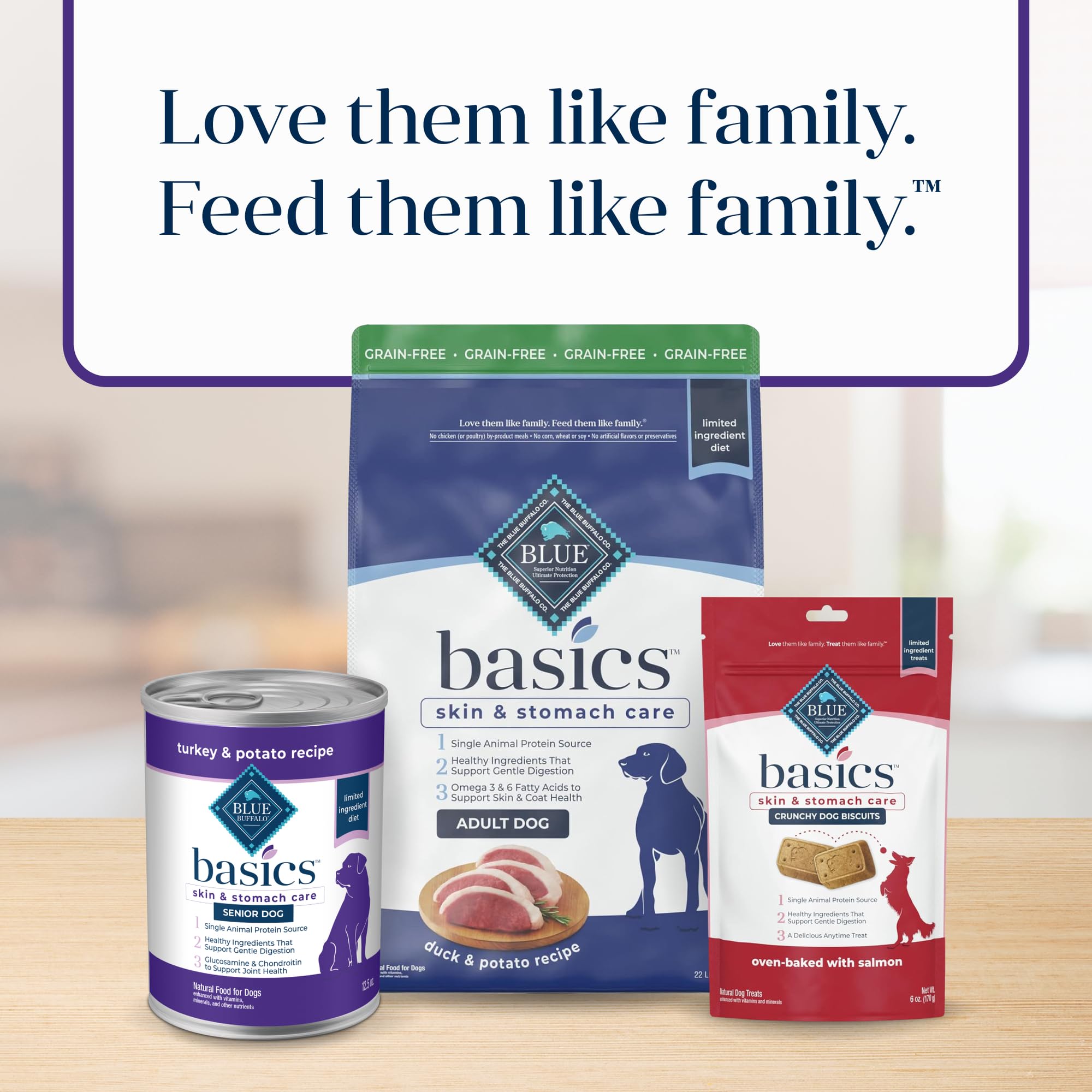 Blue Buffalo Basics Grain-Free Senior Wet Dog Food, Skin & Stomach Care, Limited Ingredient Diet, Turkey Recipe, 12.5-oz. Cans,