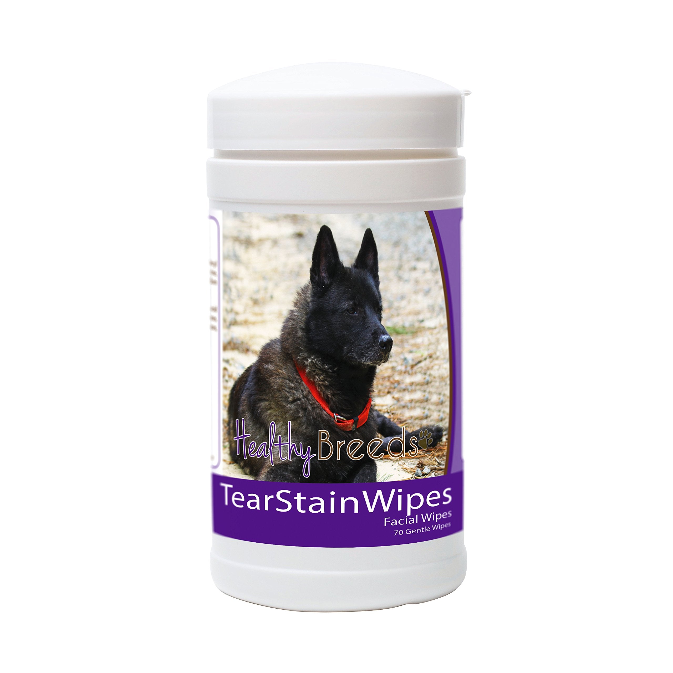 Healthy Breeds Norwegian Elkhound Tear Stain Wipes 70 Count