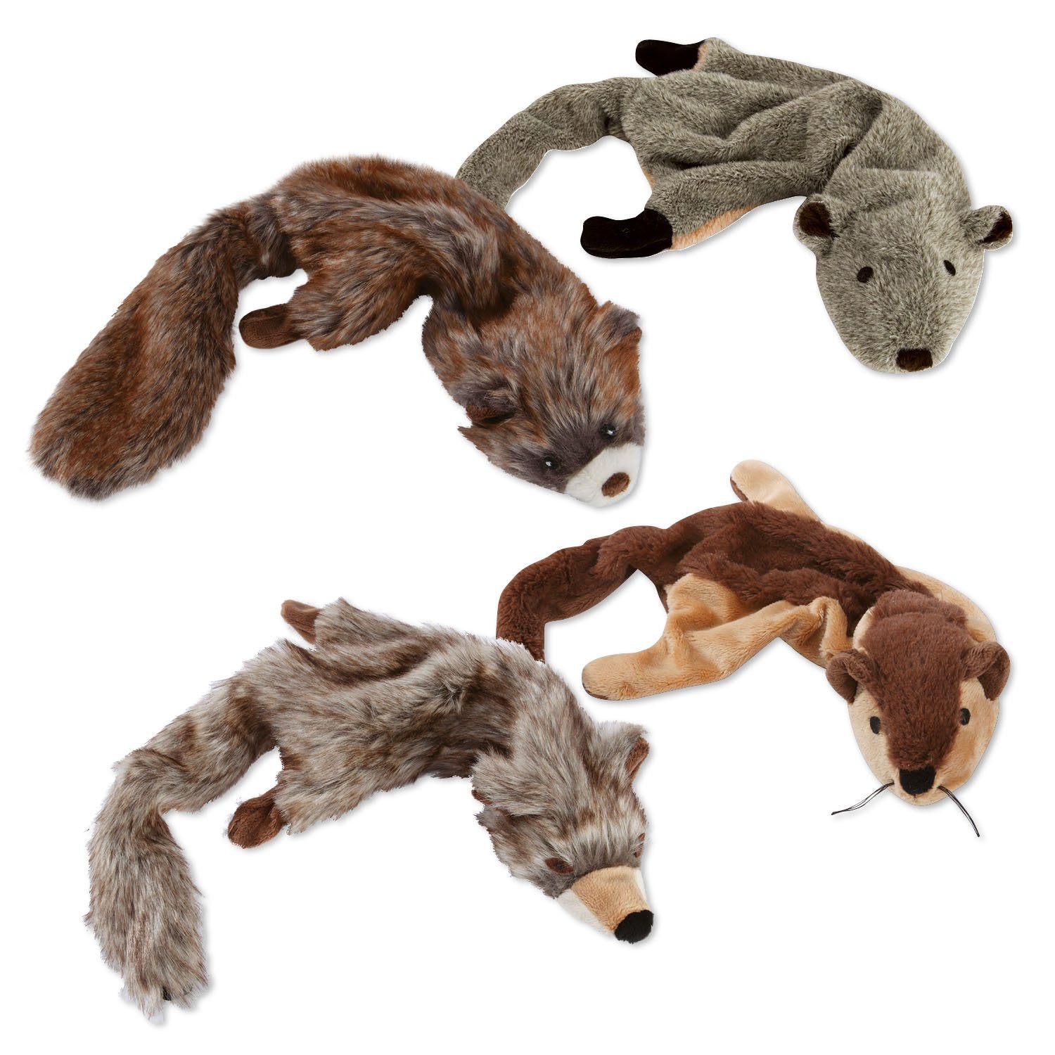 Zanies Unstuffies Dog Toys, Coyote, 22'