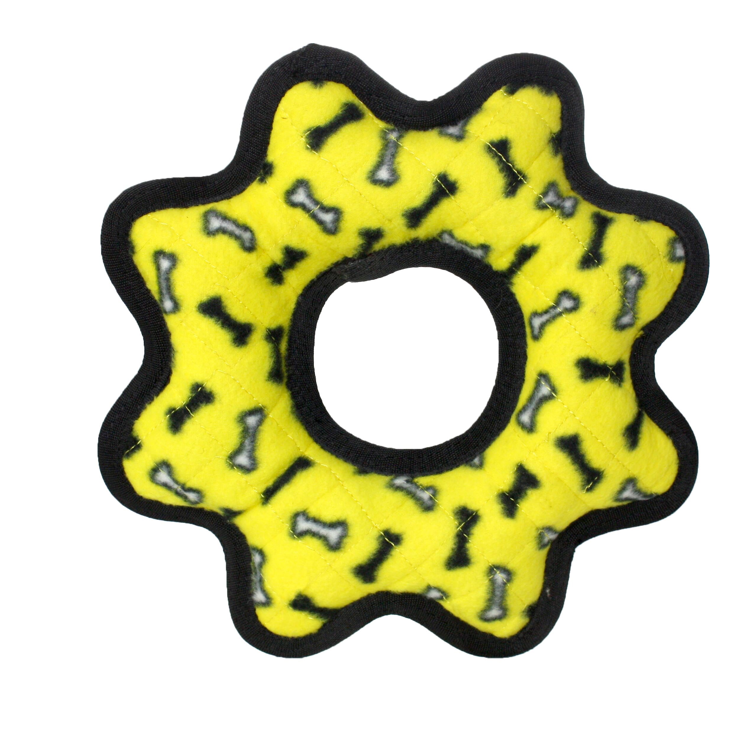 Tuffy- World'S Tuffest Soft Dog Toy- Ultimate Gear Ring-Squeakers - Multiple Layers. Made Durable, Strong & Tough.Interactive Play (Tug,Toss & Fetch).Machine Washable & Floats