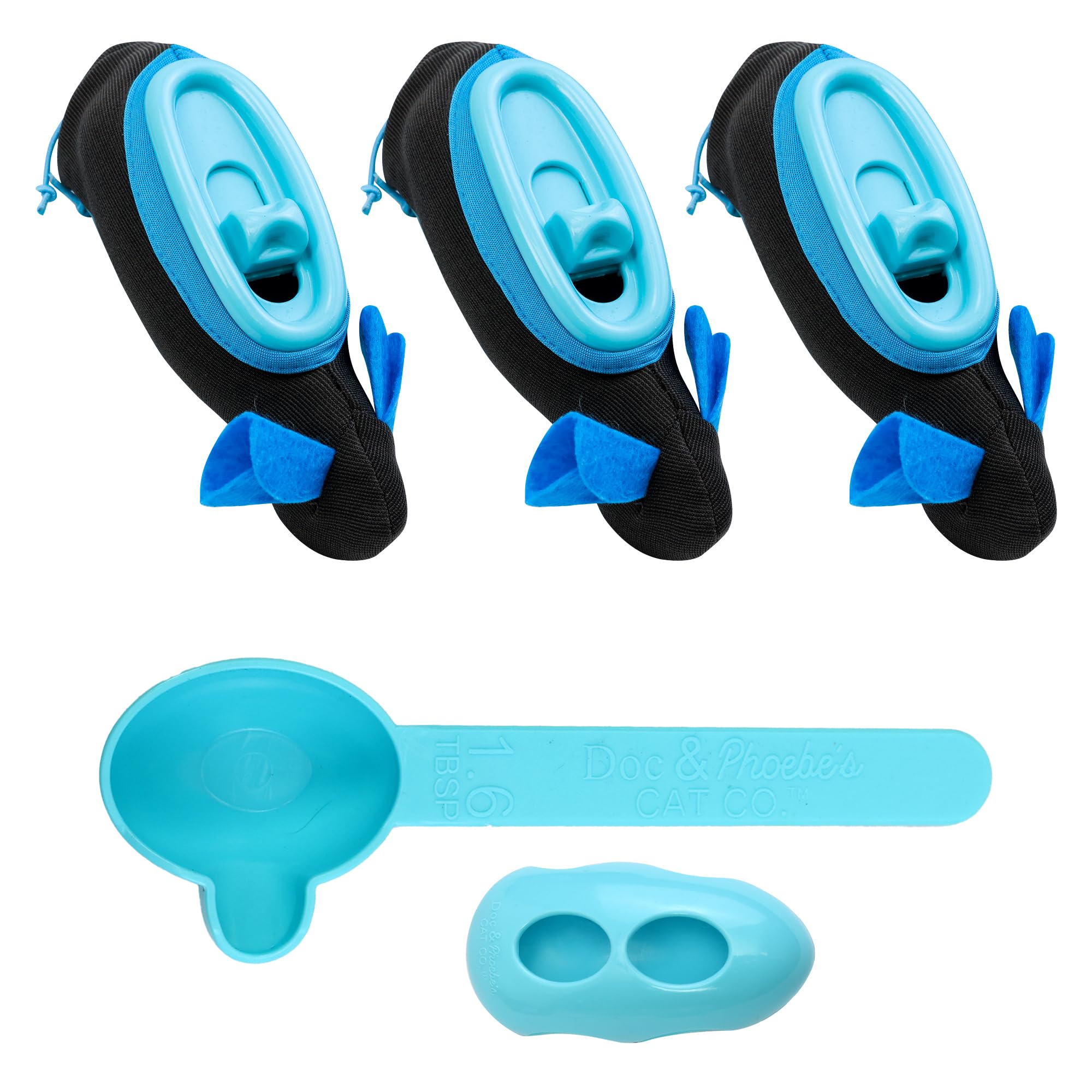 Spot Doc And Phoebe'S Cat Hunting Feeder - Interactive Indoor Slow Feeder & Treat Dispenser Toy, Encourage Natural Instinct To Hunt, Solve Behavioral Problems & Obesity, Set Includes 3 Mice And Scoop