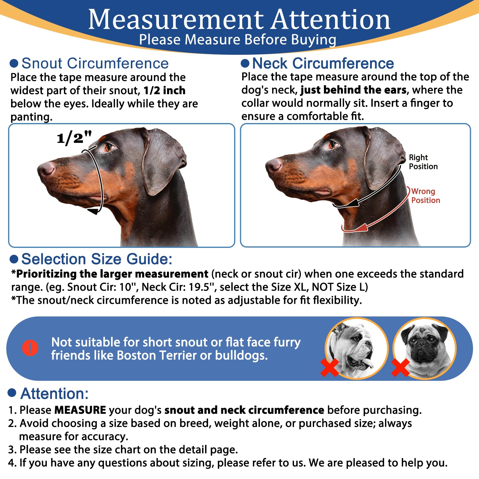 Barkless Head Collar For Dogs, No Pull Head Halter For Large Medium Small Dogs, Dog Halter Stops Heavy Pulling, Muzzle Leash Wit