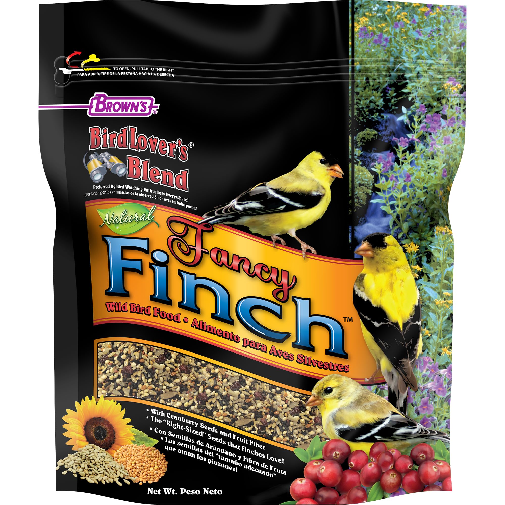 F.M. Browns Bird Lovers Blend Fancy Finch with Cranberries, 5-Pound