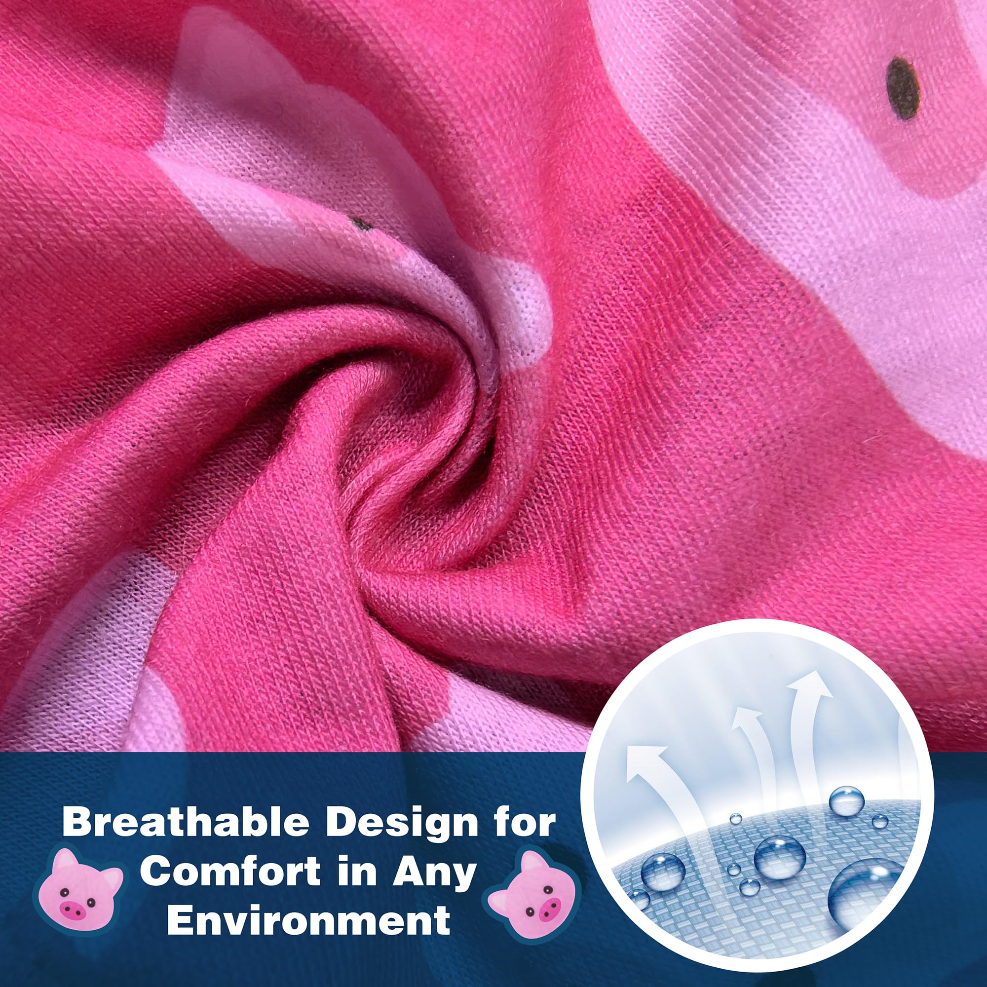 Adorable Pink Pig Dog Shirt: Lightweight Polyester Cartoon Puppy Vest, Small Medium & Large Dog T-Shirt, Summer Pet Clothes, Cut