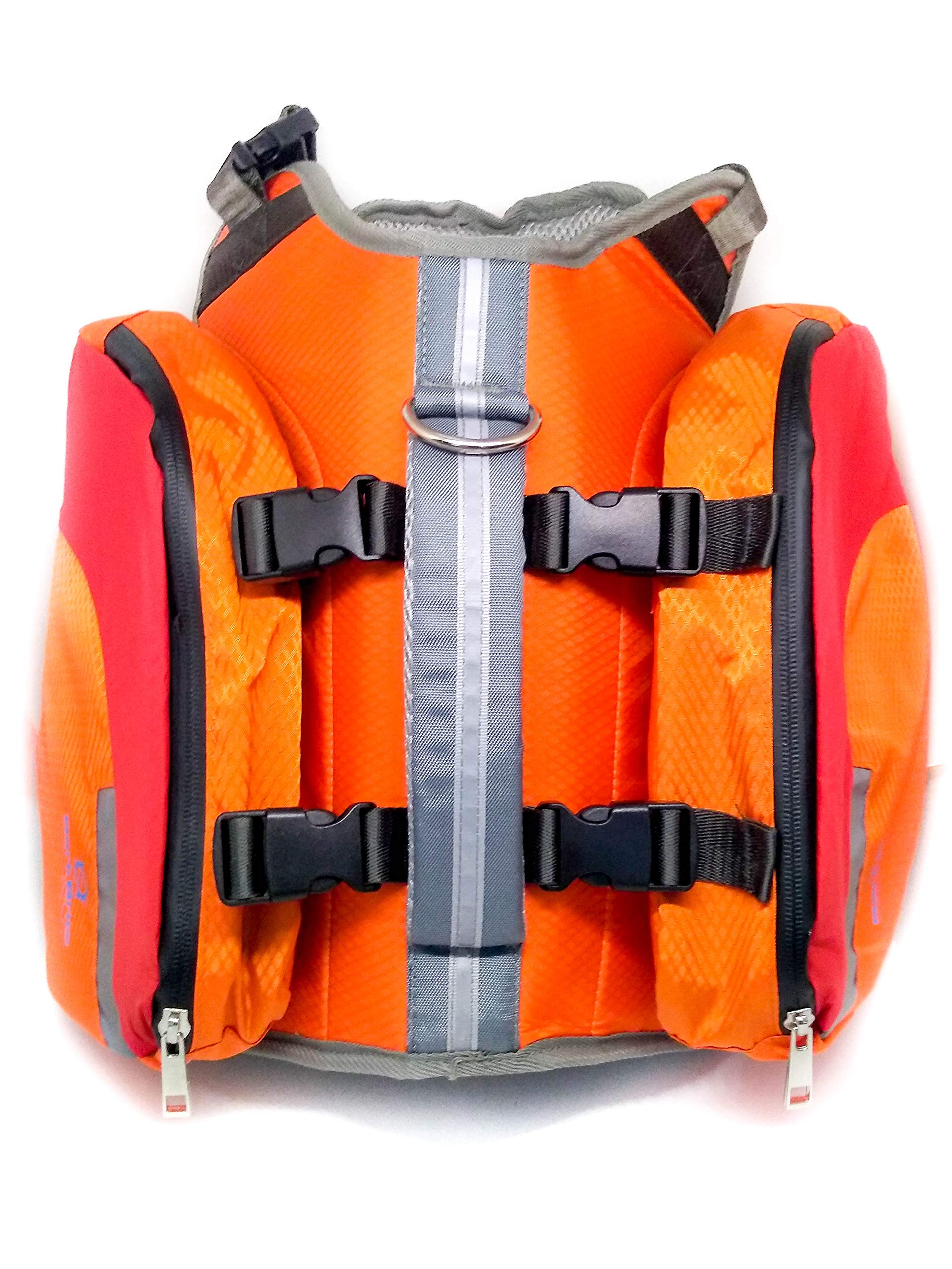 Multi-Purpose Dog Backpack Life Jacket (Size Large)