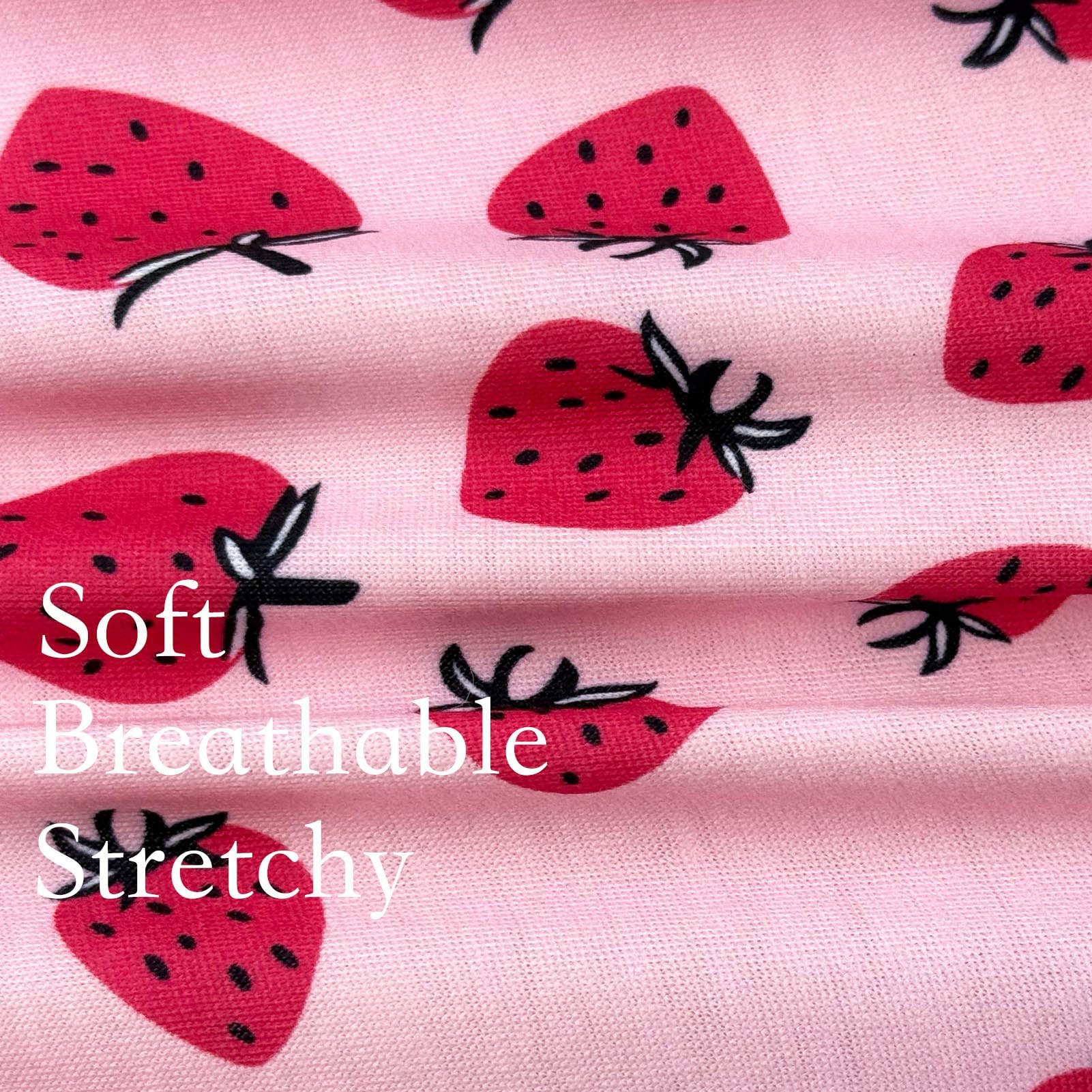 D.E.E Dog Shirt For Large Dogs Summer Cotton Dog Clothes Lightweight Tank Top Female Big (Strawberry, 4Xl)