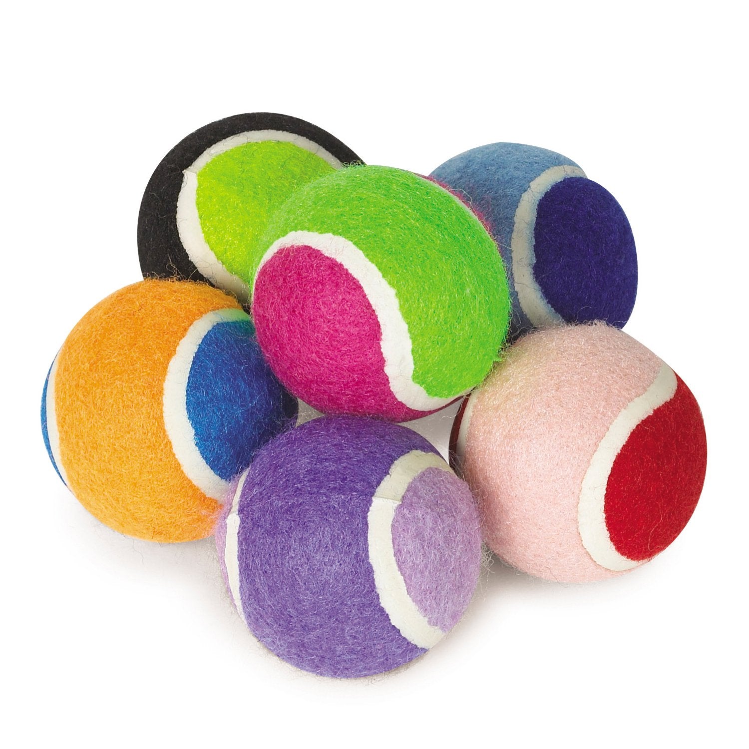 Zanies Mini Tennis Balls For Dogs, 6-Packs,Small Breeds