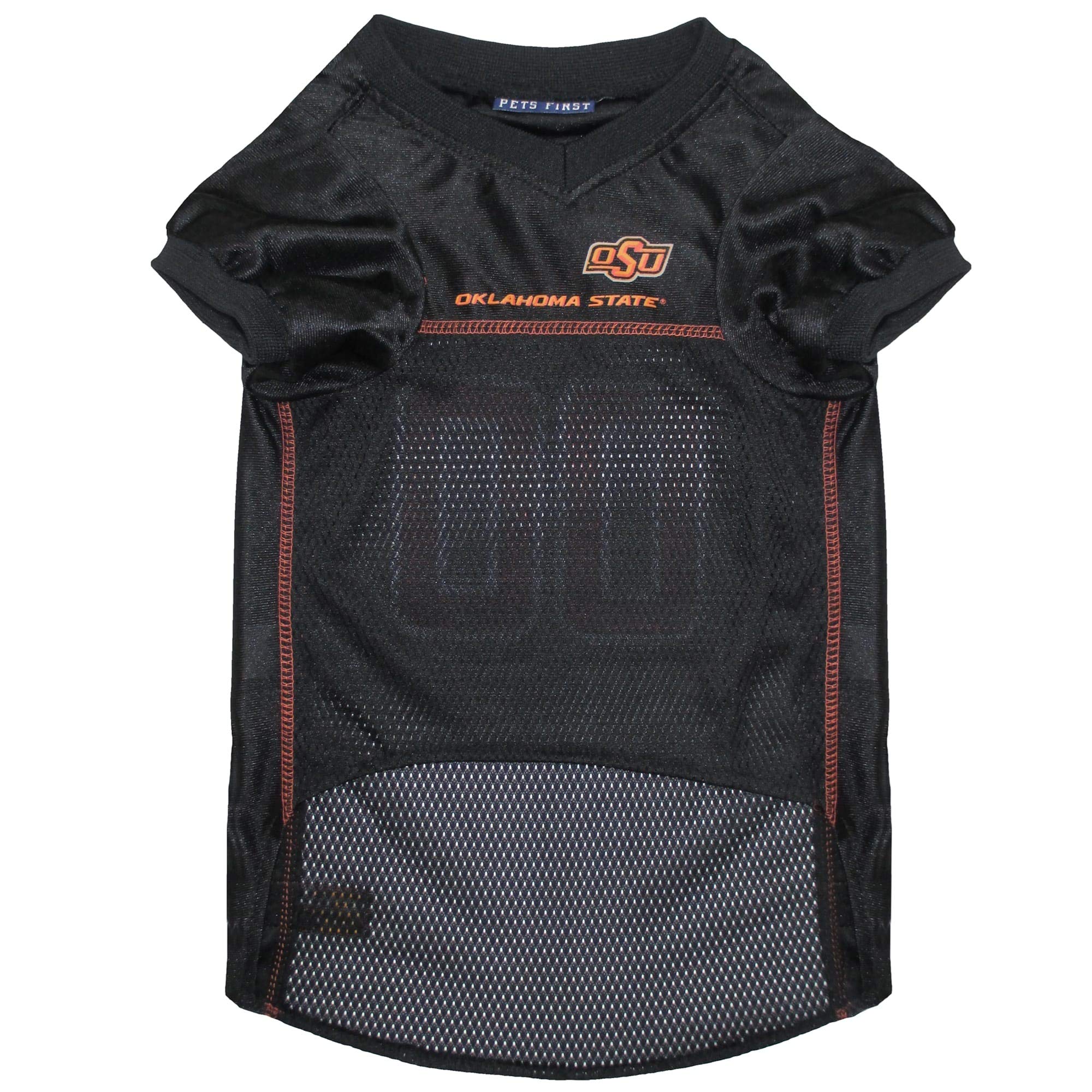Pets First NCAA College Oklahoma State Cowboys Mesh Jersey for DOGS & CATS, Small. Licensed Dog Jersey with your Favorite Footba